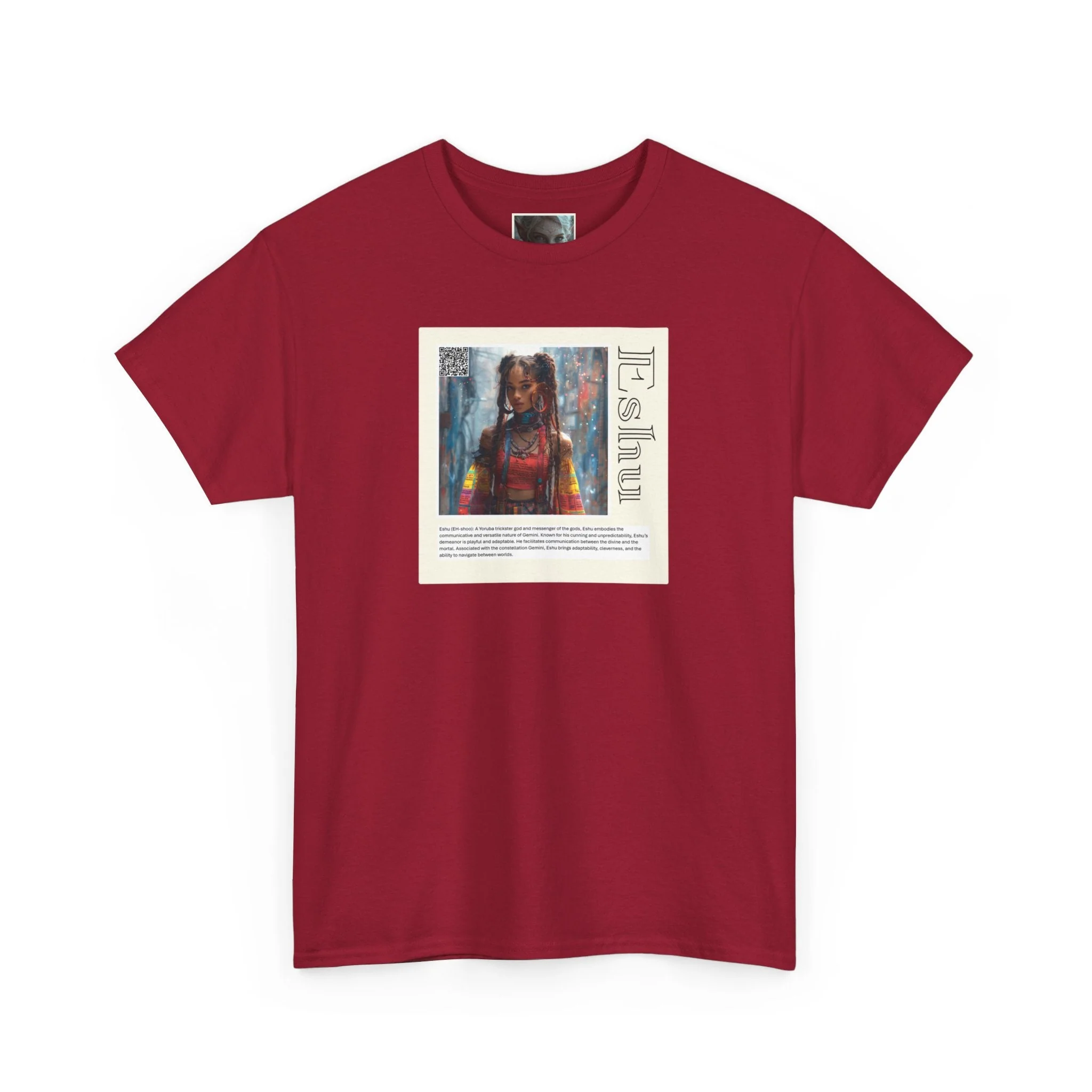 Eshu Aziza & Fae Unisex Heavy Cotton Tee - Image 64