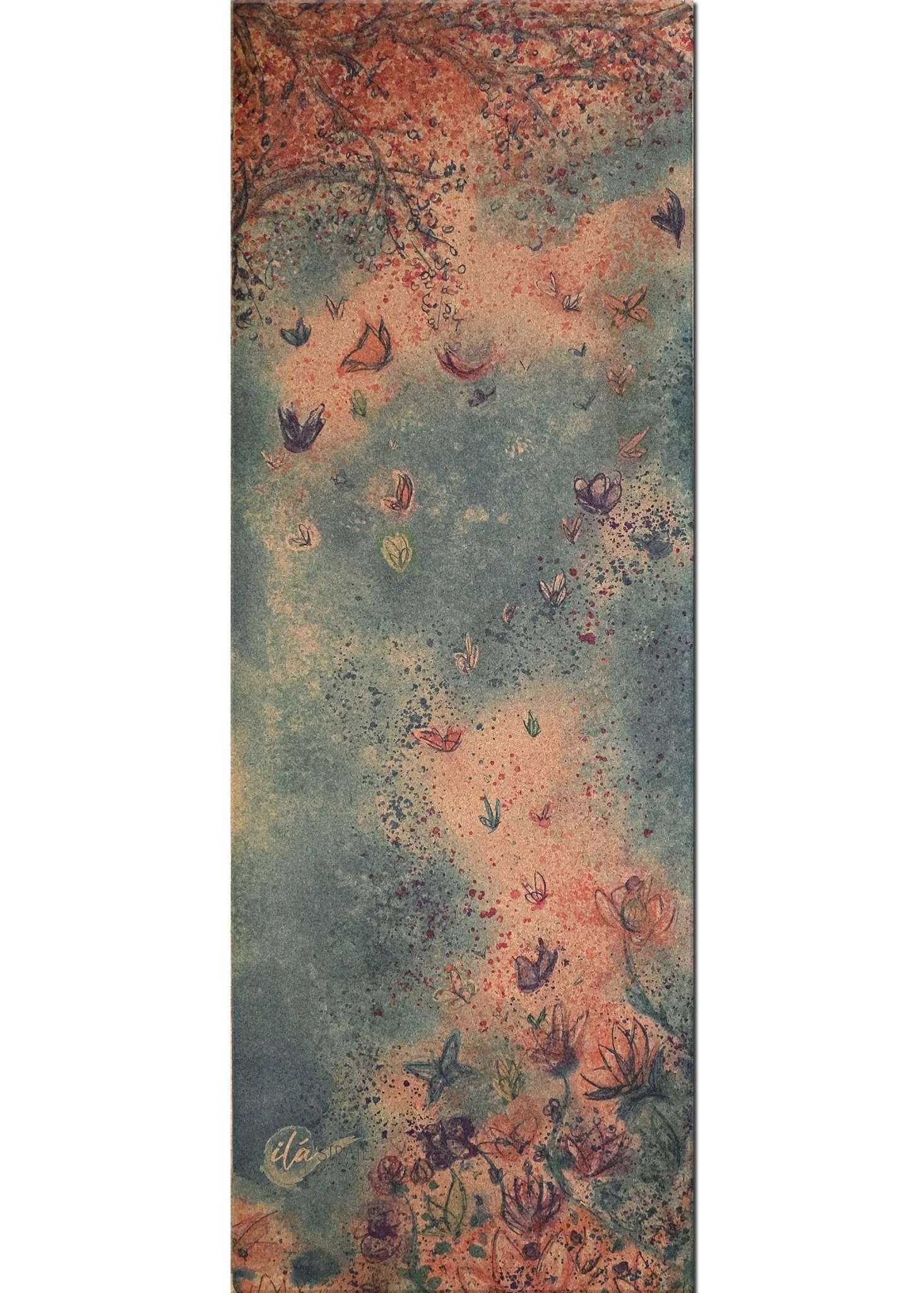 Essence of Spring WANDERER Cork TRAVEL Yoga Mat - Image 2