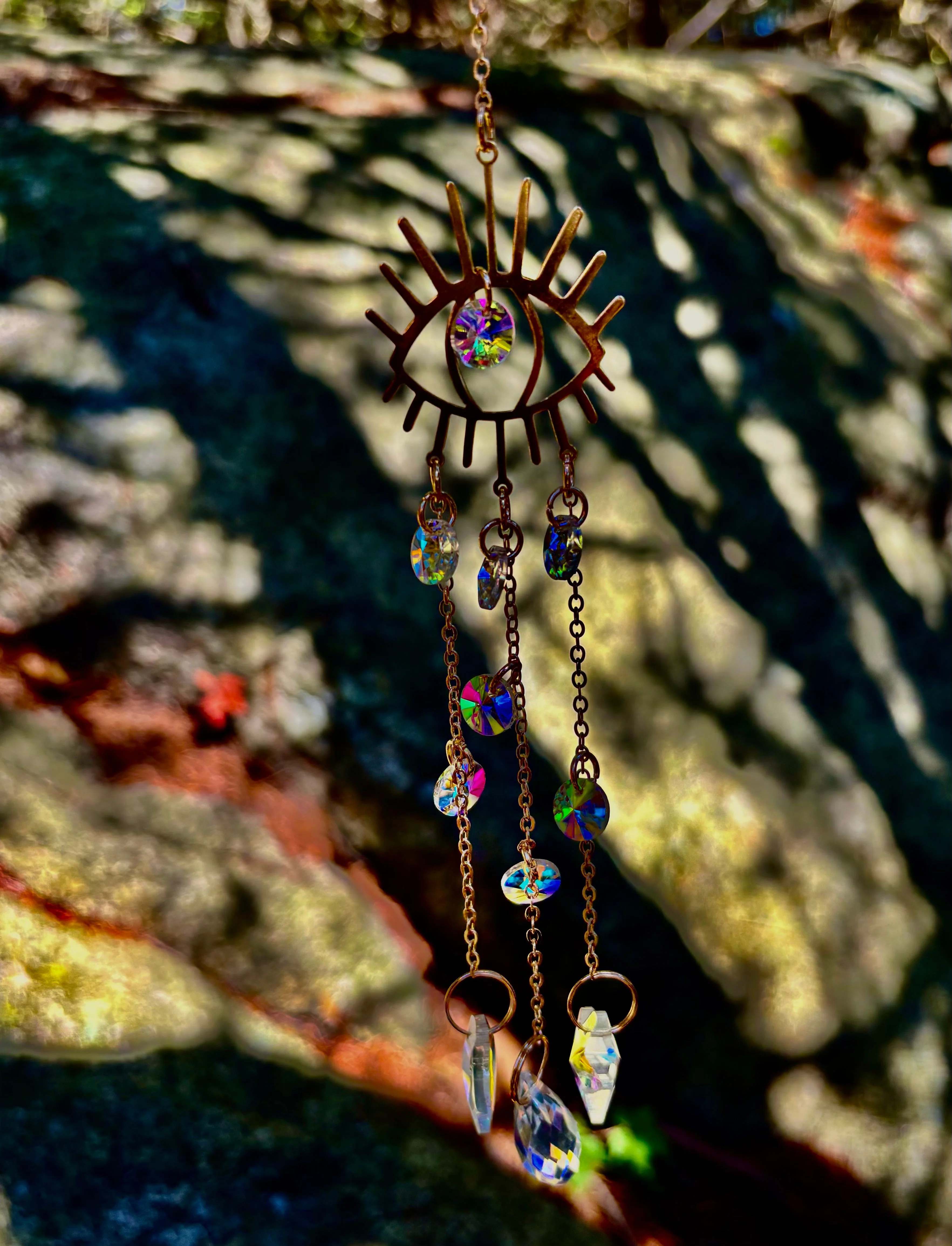 Evil Eye Crystal Suncatcher – Light, Protection & Positive Energy - Image 2