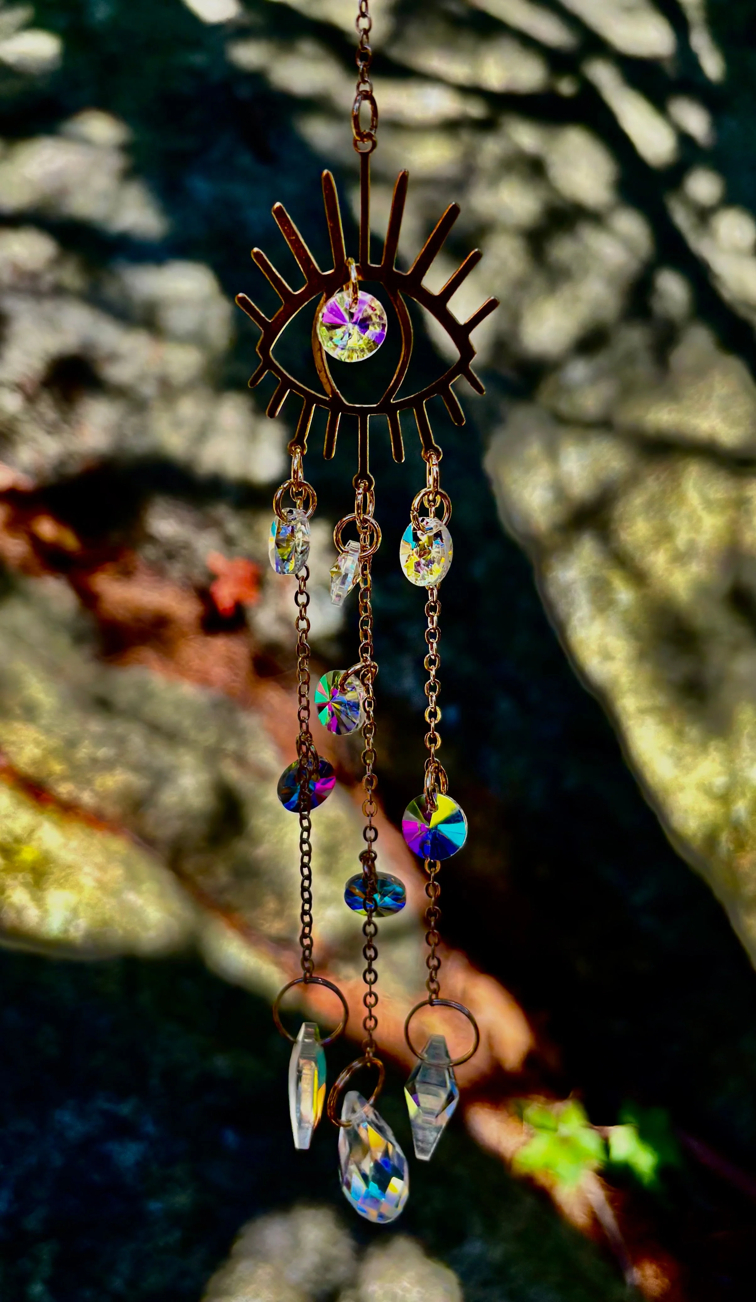 Evil Eye Crystal Suncatcher – Light, Protection & Positive Energy - Image 3