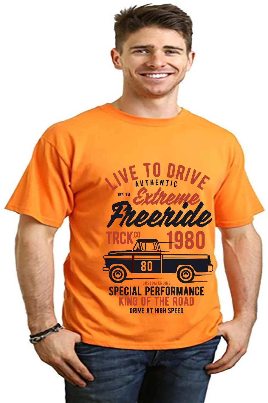 Extreme Freeride Men's Bamboo Viscose/Organic Cotton Short Sleeve Graphic T-Shirt - Image 10