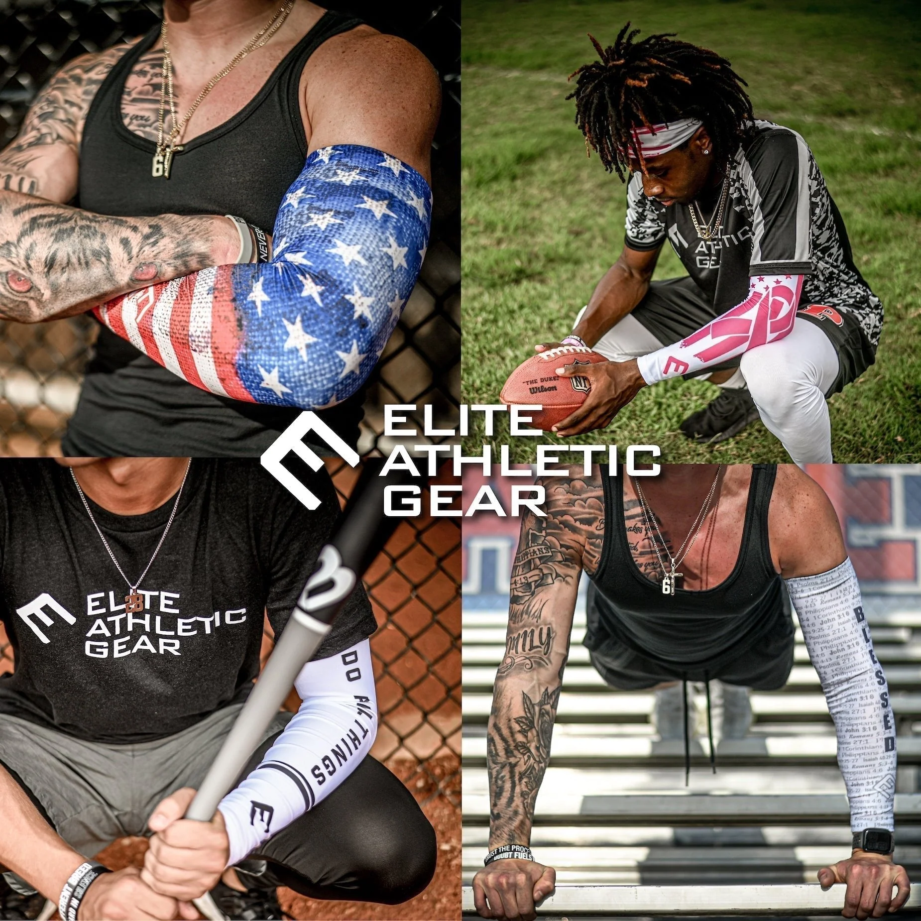 Faith Cross Orange Arm Sleeve - Image 6