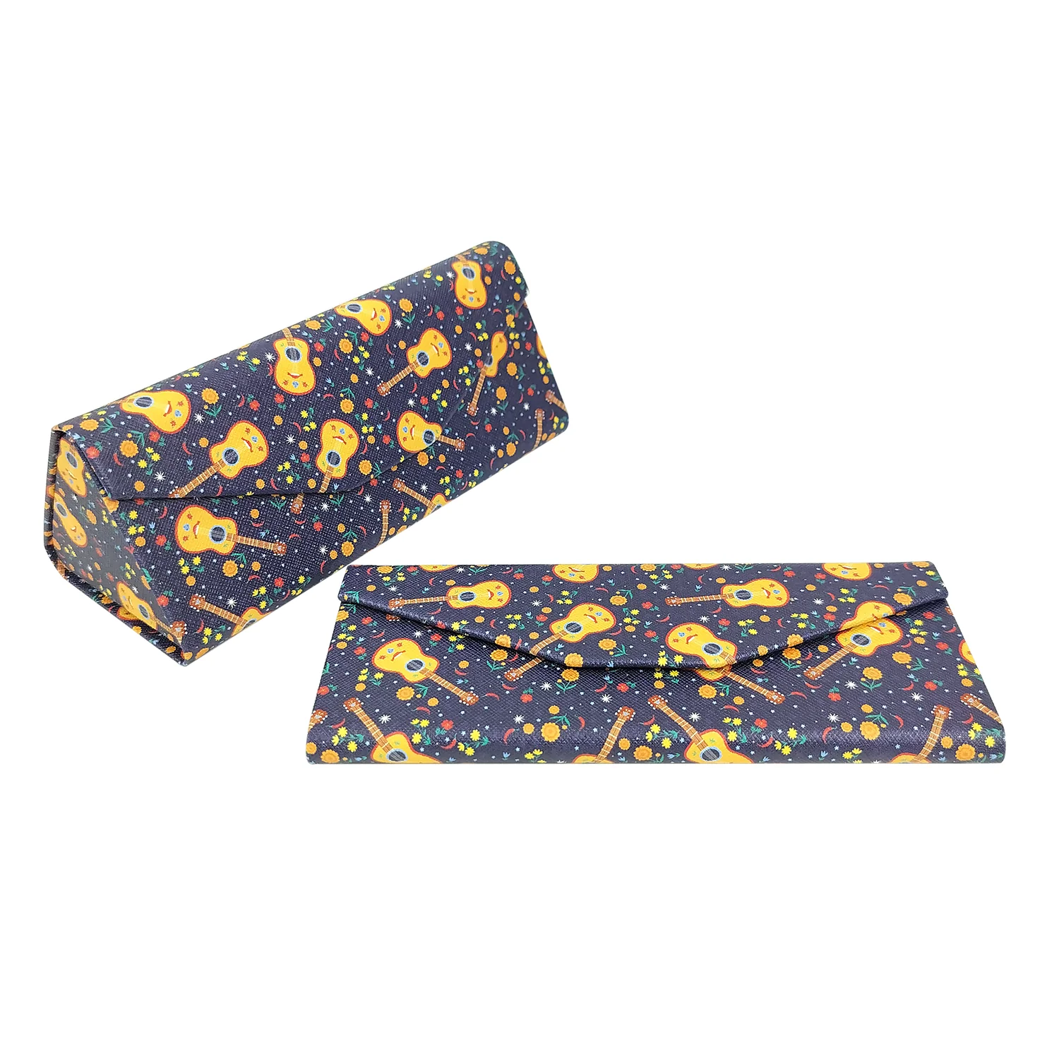 Fiesta Guitars Glasses Case - Vegan Leather Folding Hard Shell Case