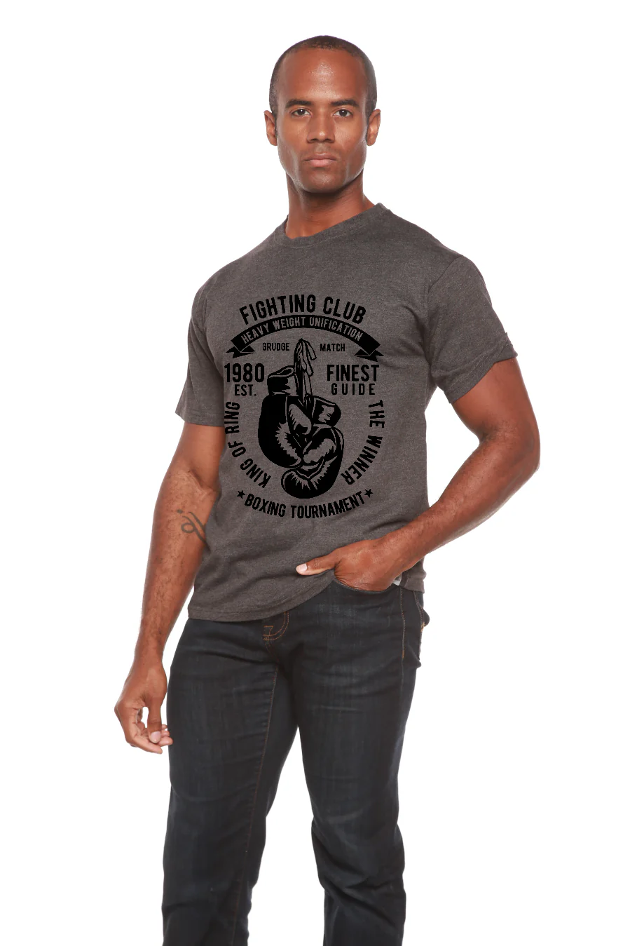 Fighting Club Men's Bamboo Viscose/Organic Cotton Short Sleeve Graphic T-Shirt - Image 7