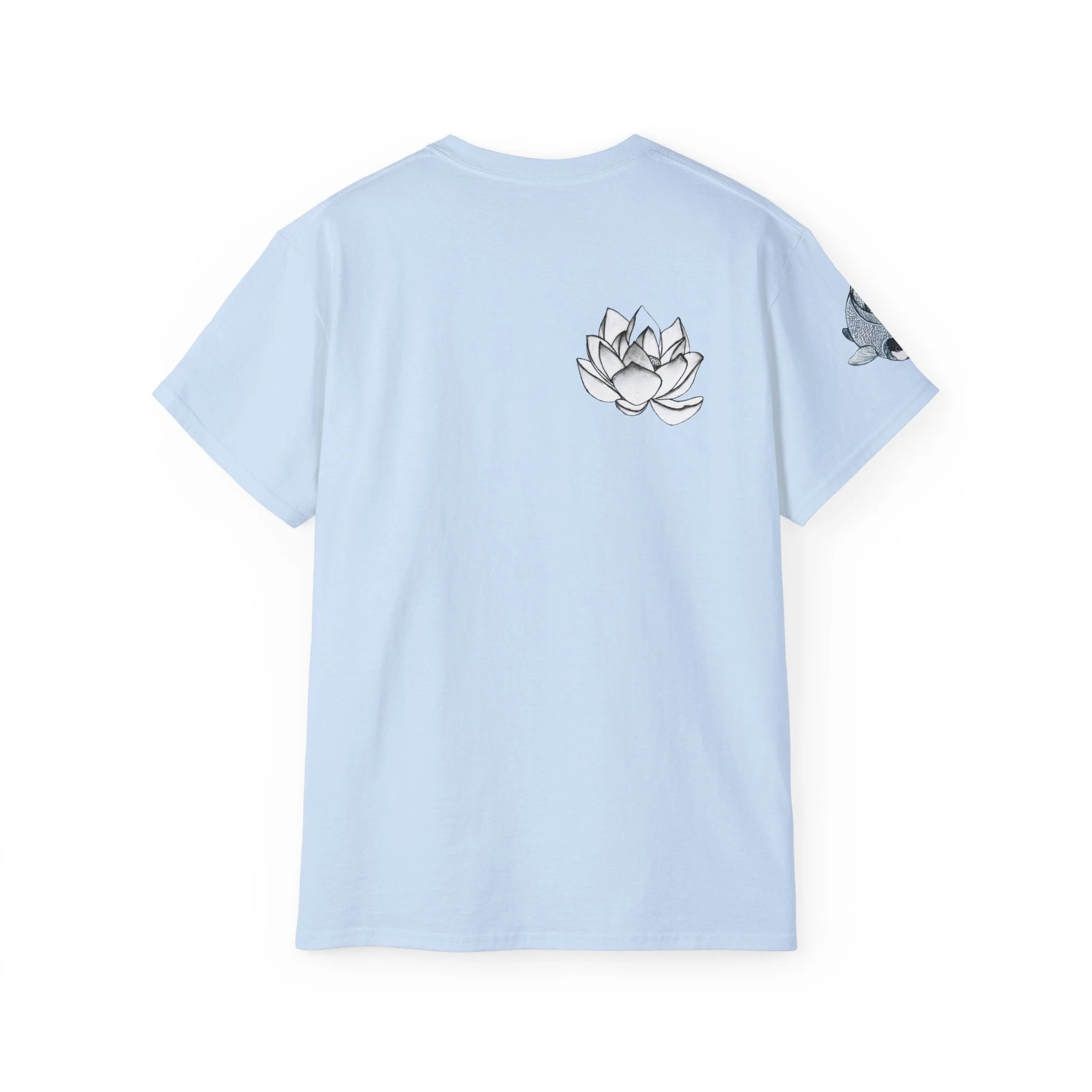 Fine Art Buddha Carving Print Unisex Ultra Cotton Tee - Image 60