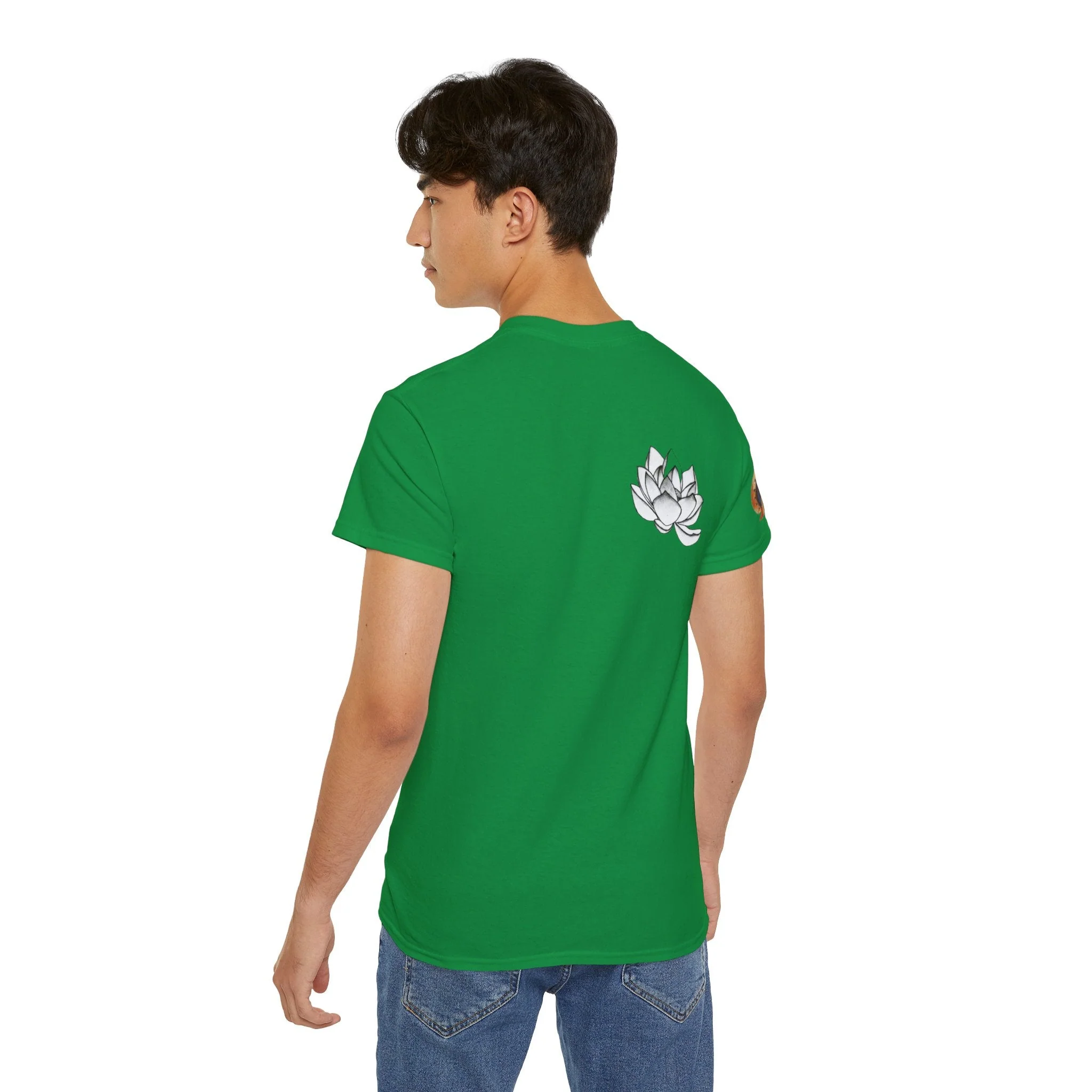 Fine Art Buddha Chalk Drawing Print Unisex Ultra Cotton Tee - Image 62