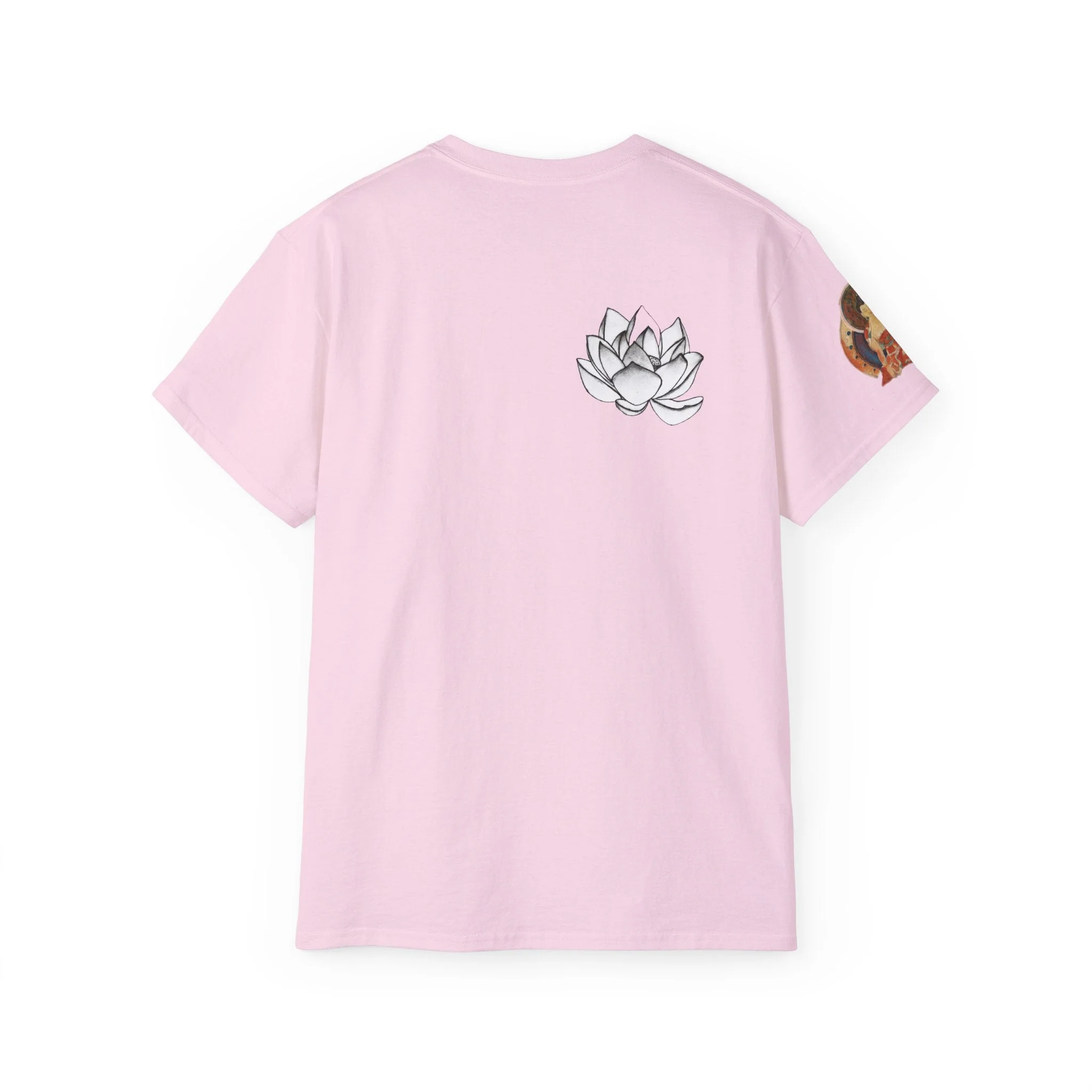 Fine Art Buddha Chalk Drawing Print Unisex Ultra Cotton Tee - Image 76