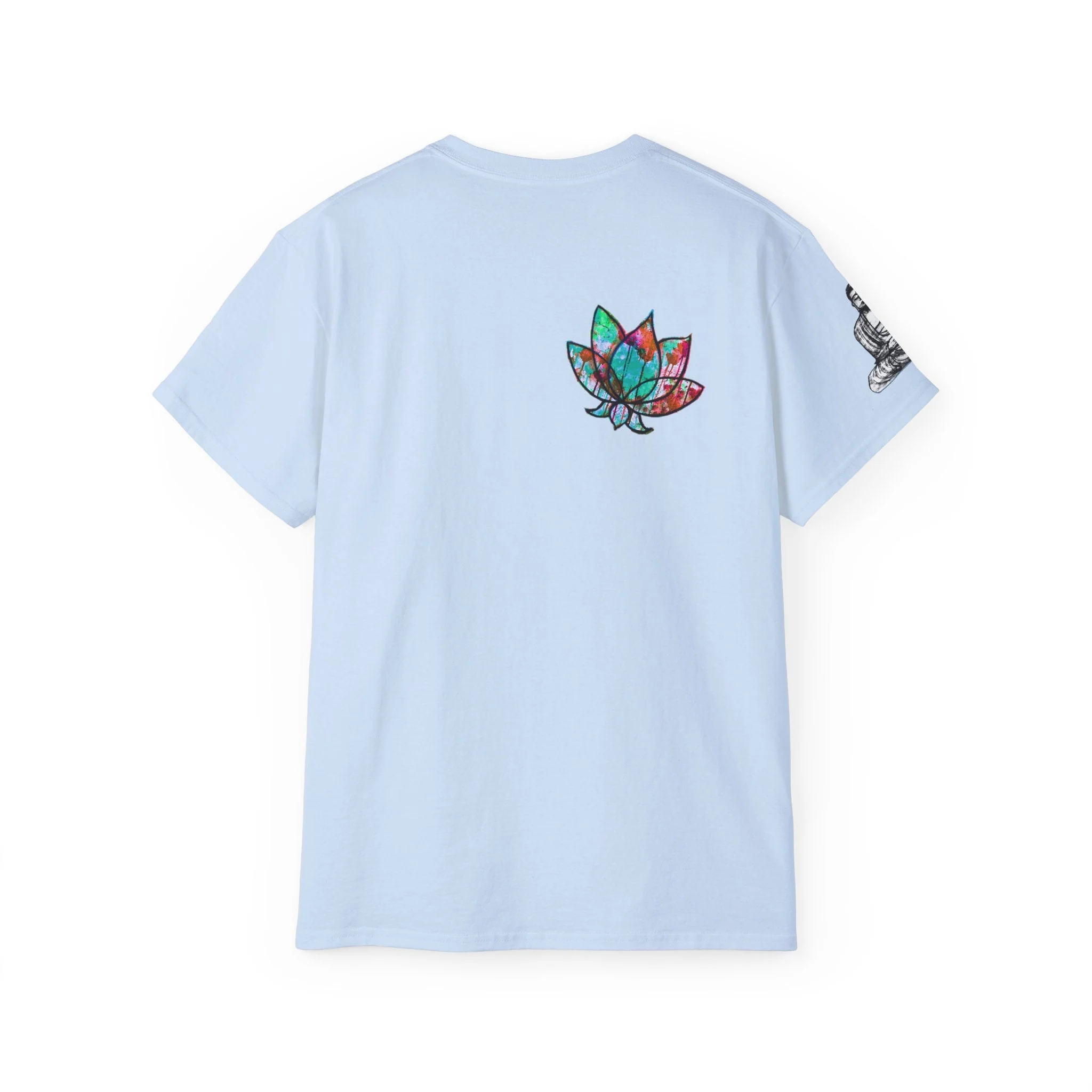 Fine Art Buddha Oil Paint Print Unisex Ultra Cotton Tee - Image 65
