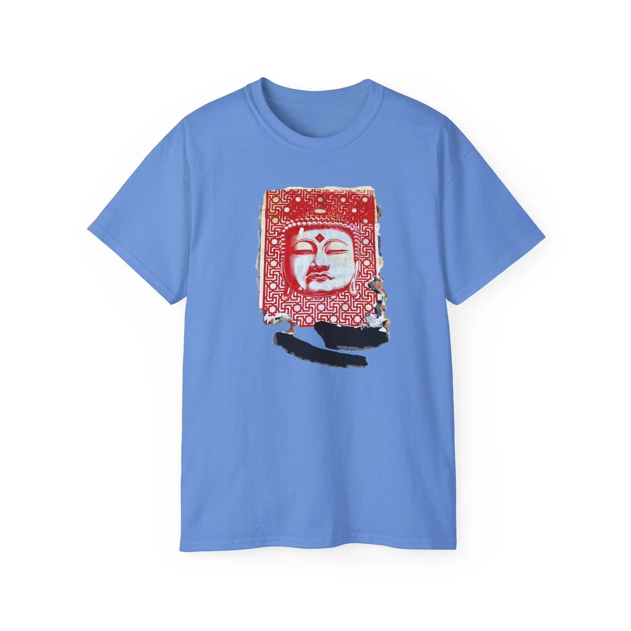 Fine Art Buddha Tablet Print Unisex Ultra Cotton Tee - Image 36
