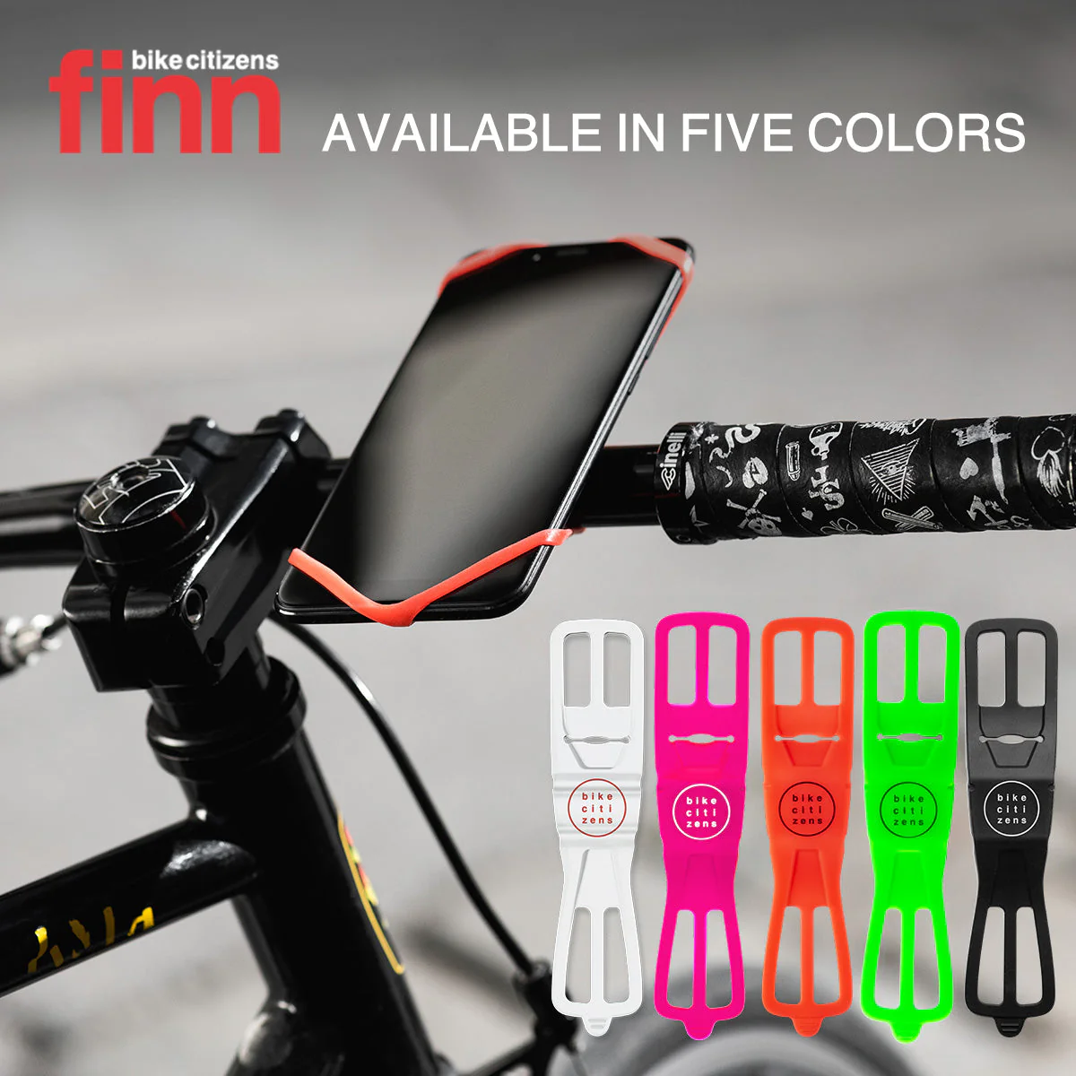 FINN - Universal Bicycle Phone Mount - Pink - Image 9