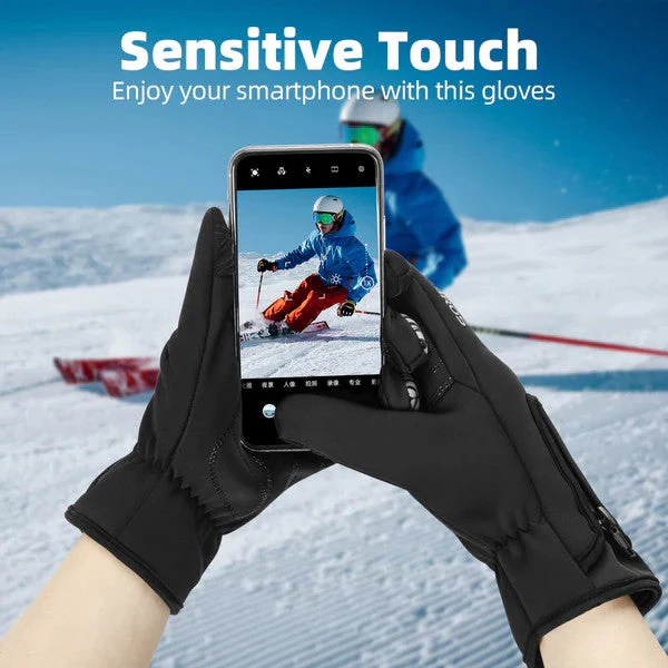 Fleece Full Finger Cycling Gloves - Image 8