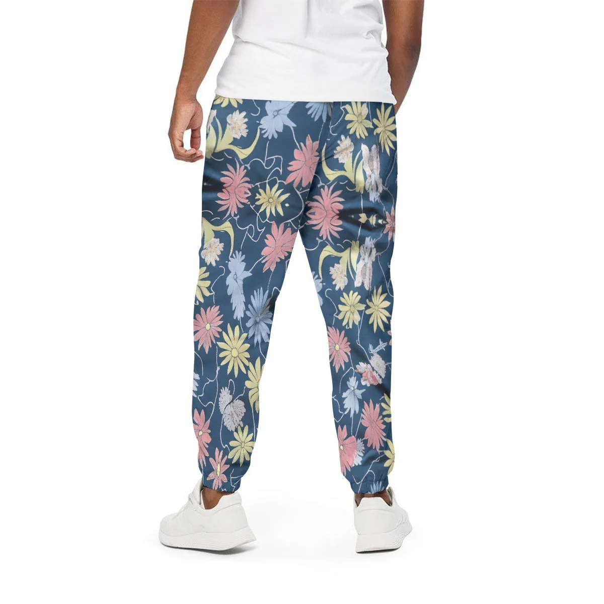 Floral Print Unisex Pants 100% Cotton - Image 5
