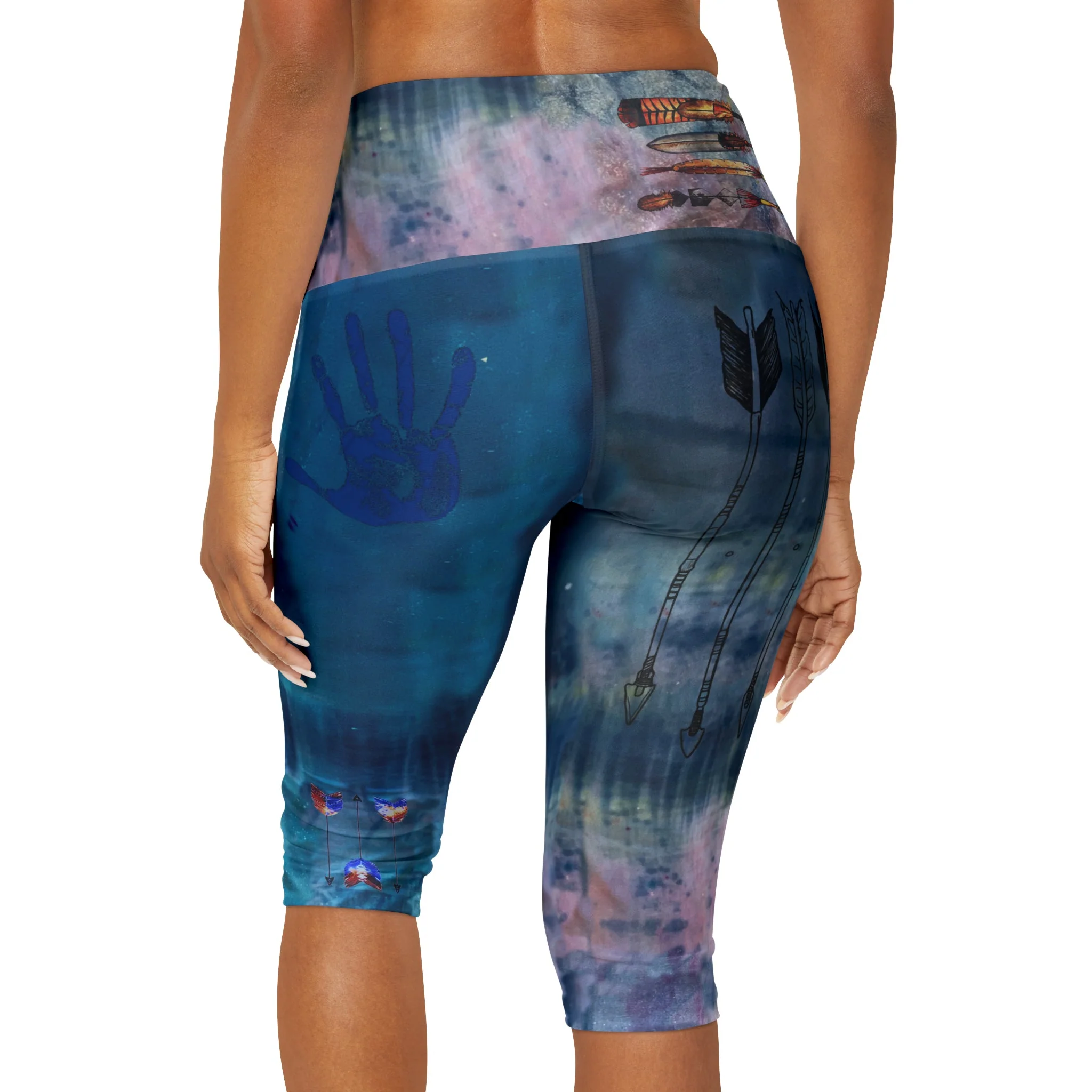 Founding Feathers Capri Leggings - Image 4