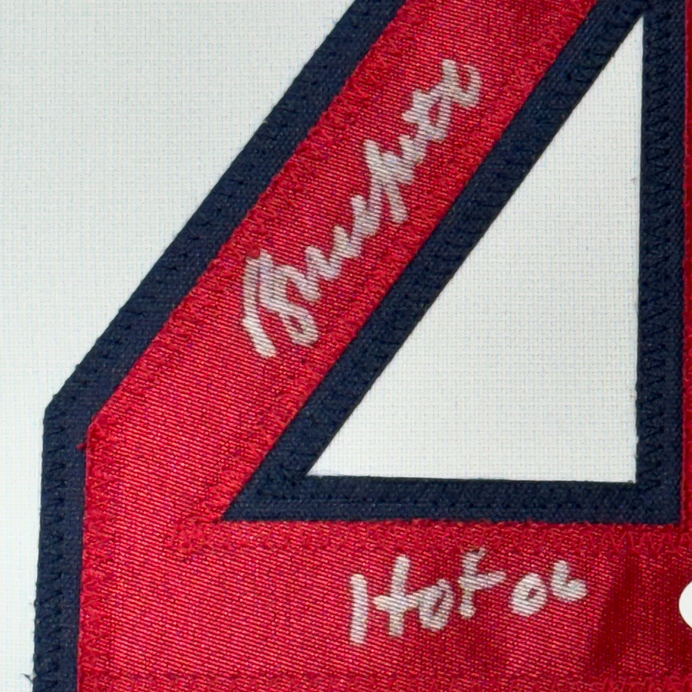 Framed Autographed/Signed Bruce Sutter HOF 06 35x39 St. Louis White Baseball Jersey JSA COA - Image 2