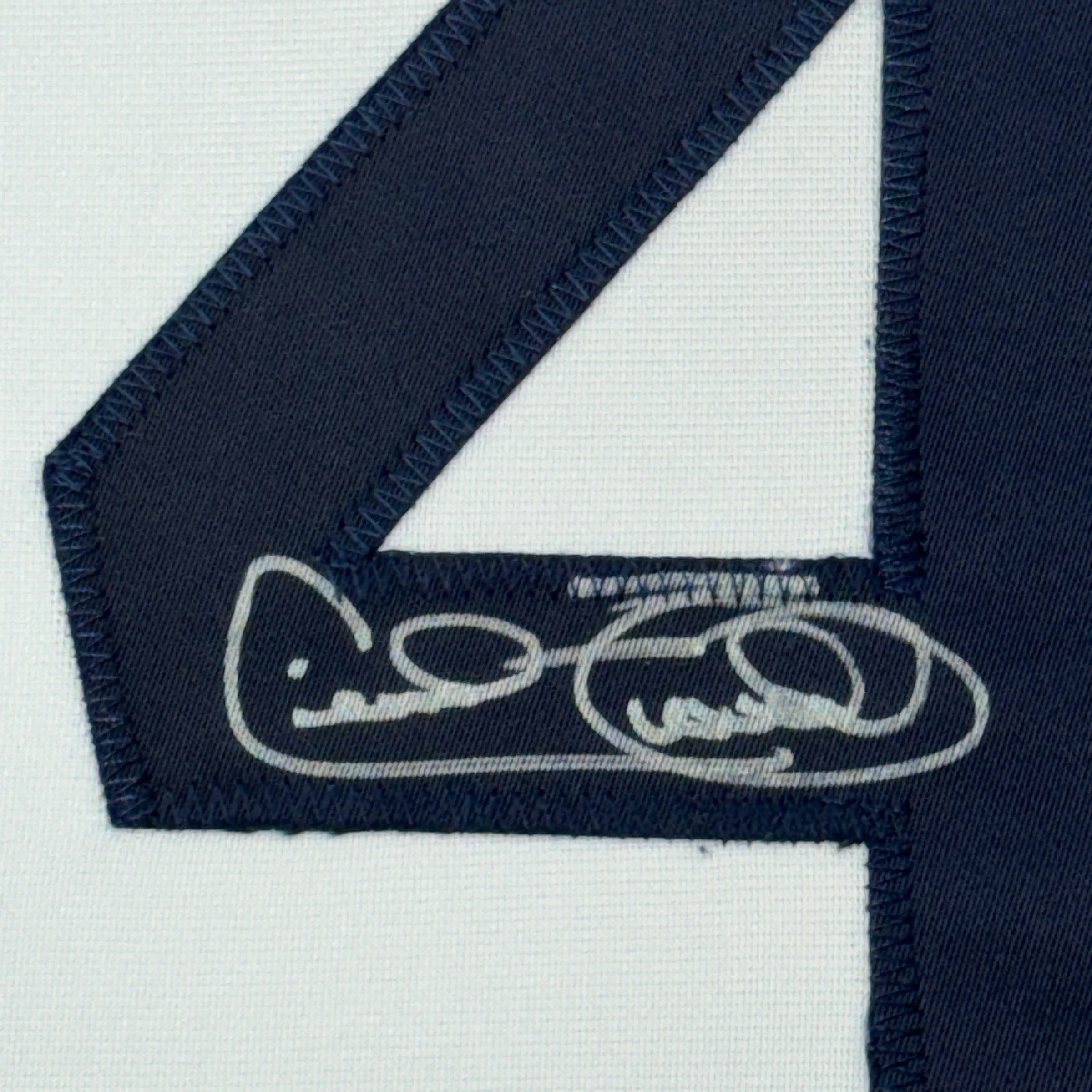 Framed Autographed/Signed Cecil Fielder 35x39 Detroit White Baseball Jersey JSA COA - Image 2