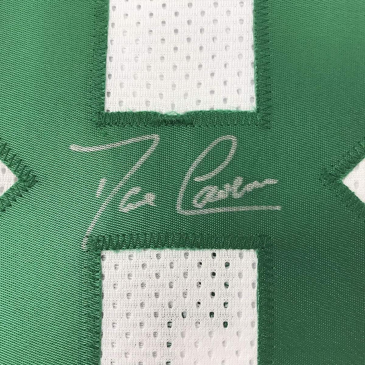 Framed Autographed/Signed Dave Cowens 35x39 Boston White Basketball Jersey JSA COA - Image 2