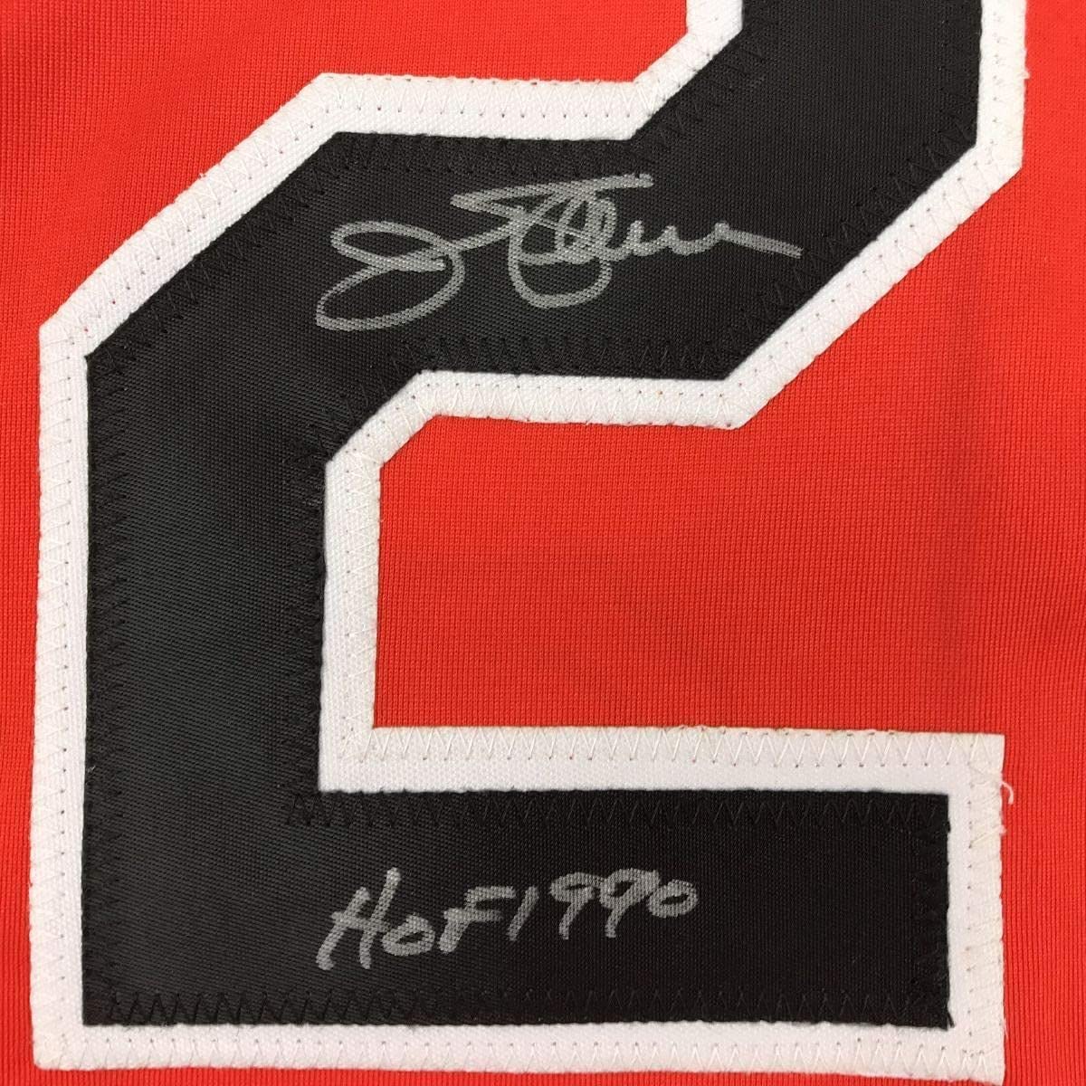 Framed Autographed/Signed Jim Palmer HOF 1990 35x39 Baltimore Orange Baseball Jersey JSA COA - Image 2