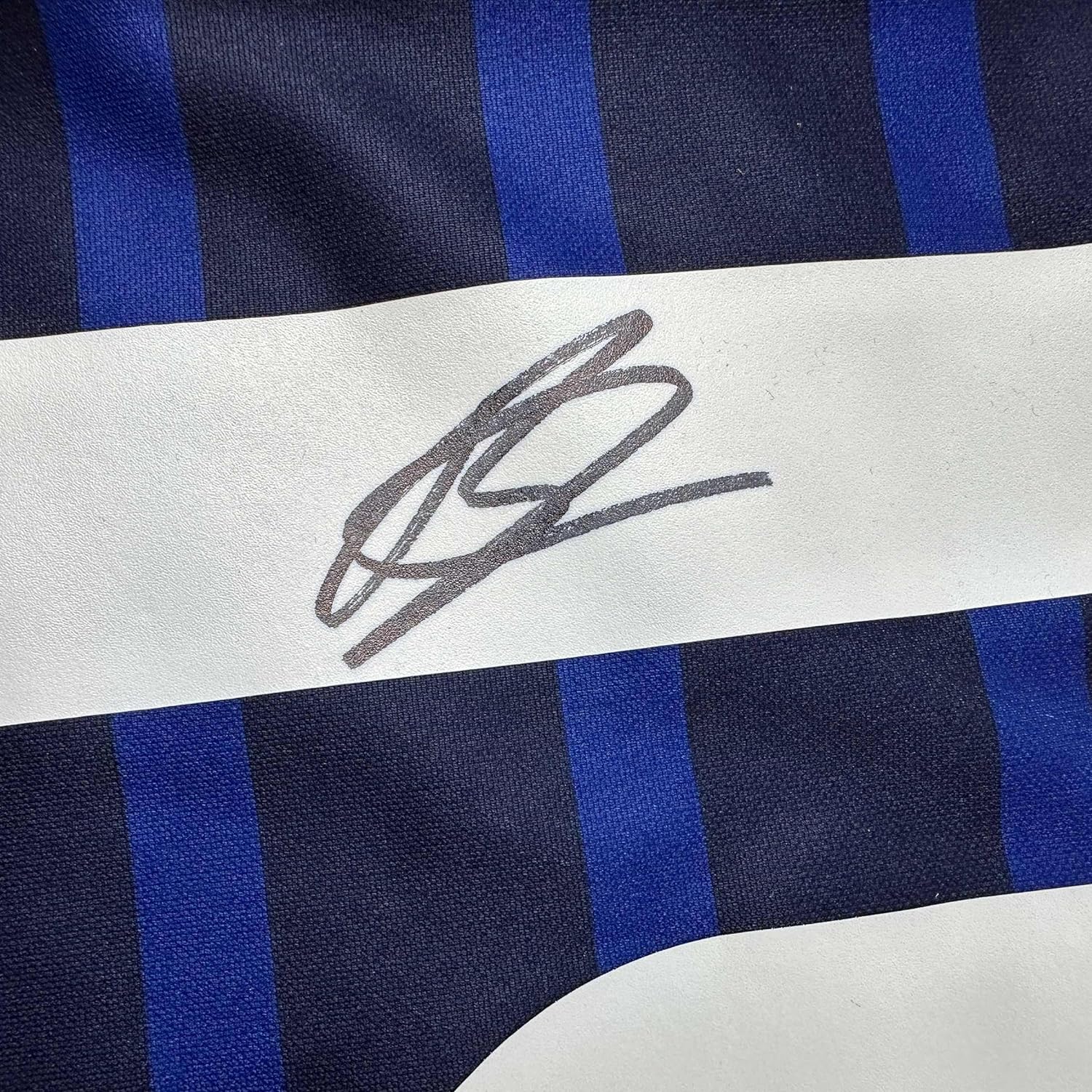 Framed Autographed/Signed Karim Benzema 35x39 France French National Team Blue Soccer Jersey Beckett BAS COA - Image 2