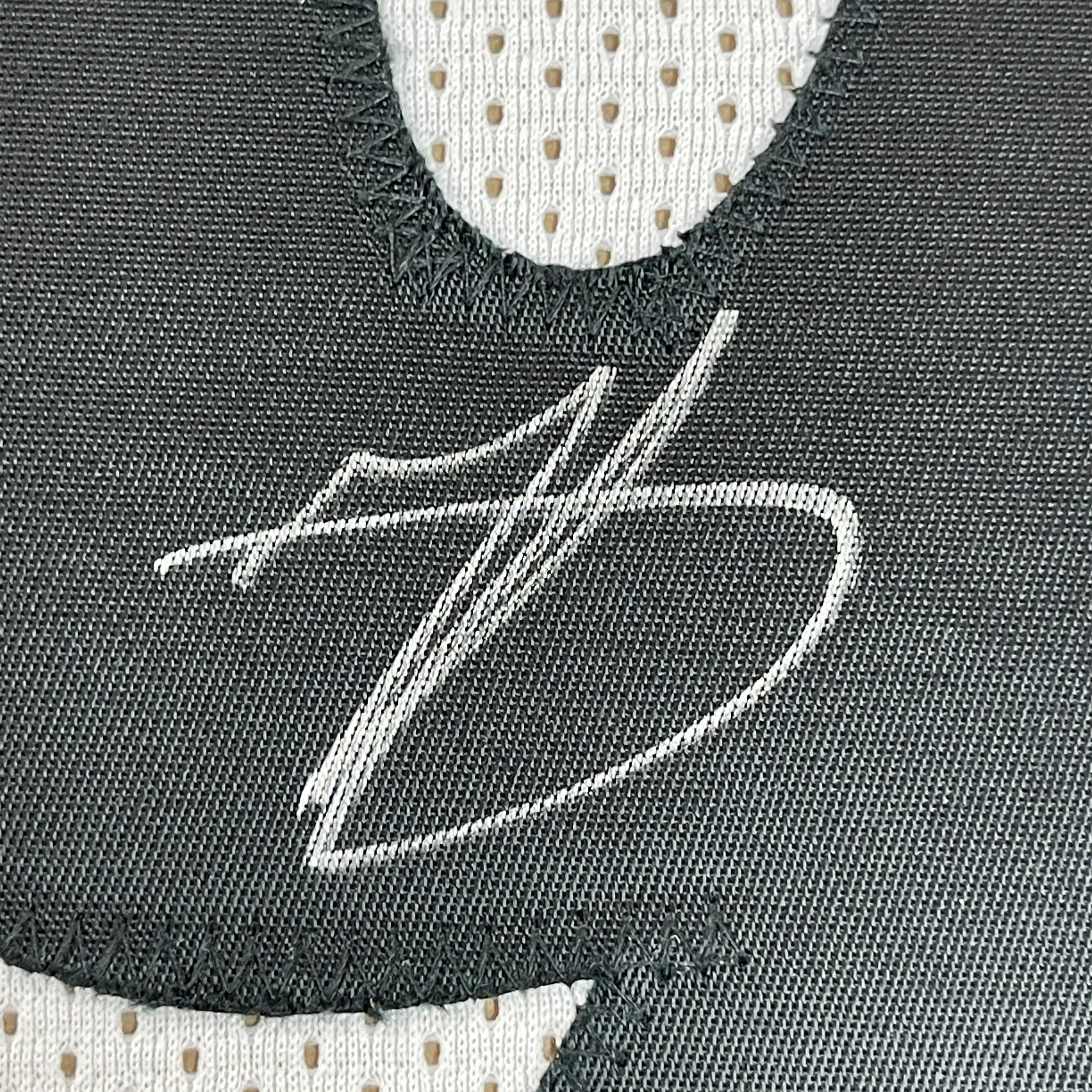 Framed Autographed/Signed Minkah Fitzpatrick 35x39 Pittsburgh White Football Jersey PSA/DNA COA - Image 2