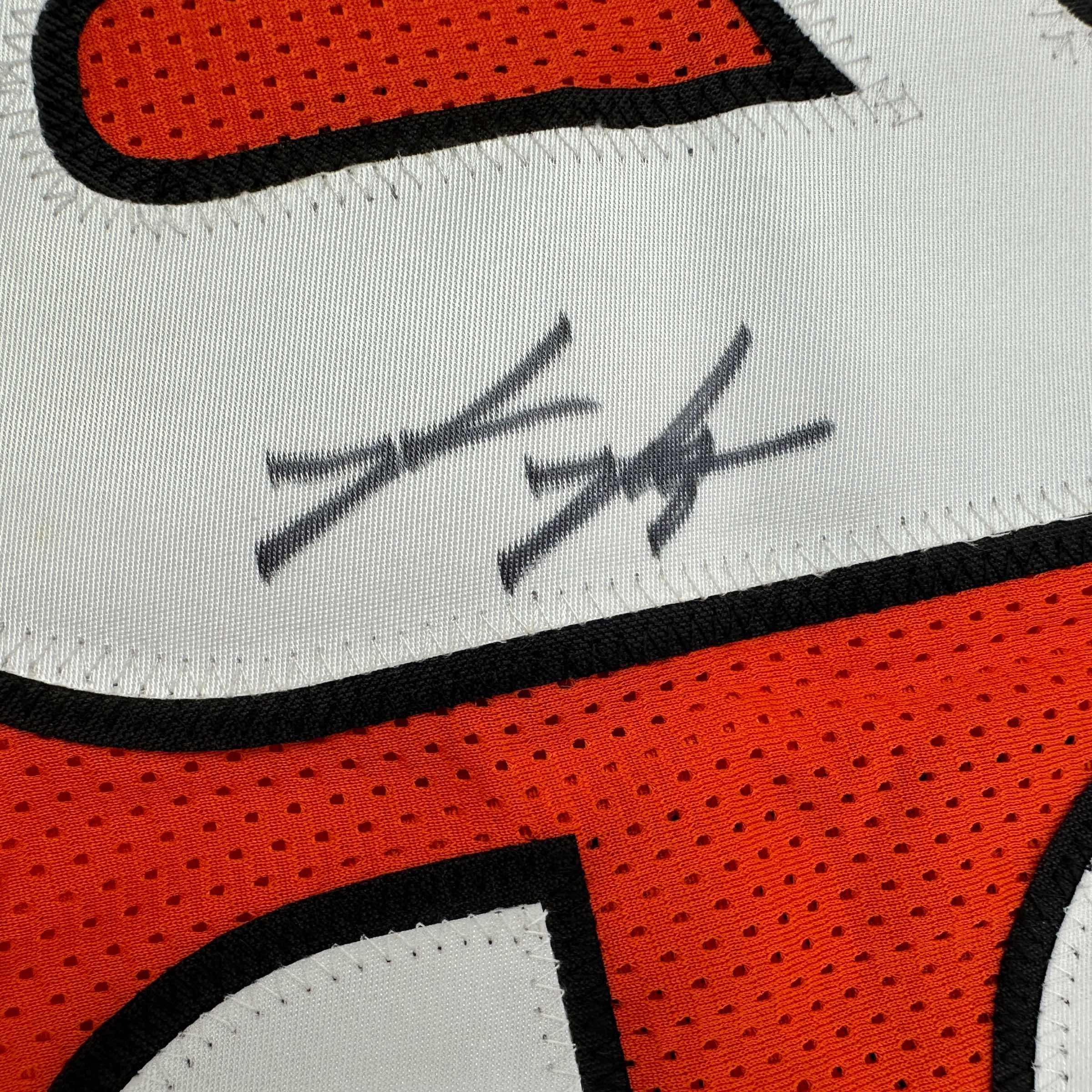 Framed Autographed/Signed Myles Murphy 35x39 Cincinnati Orange Football Jersey JSA COA - Image 2