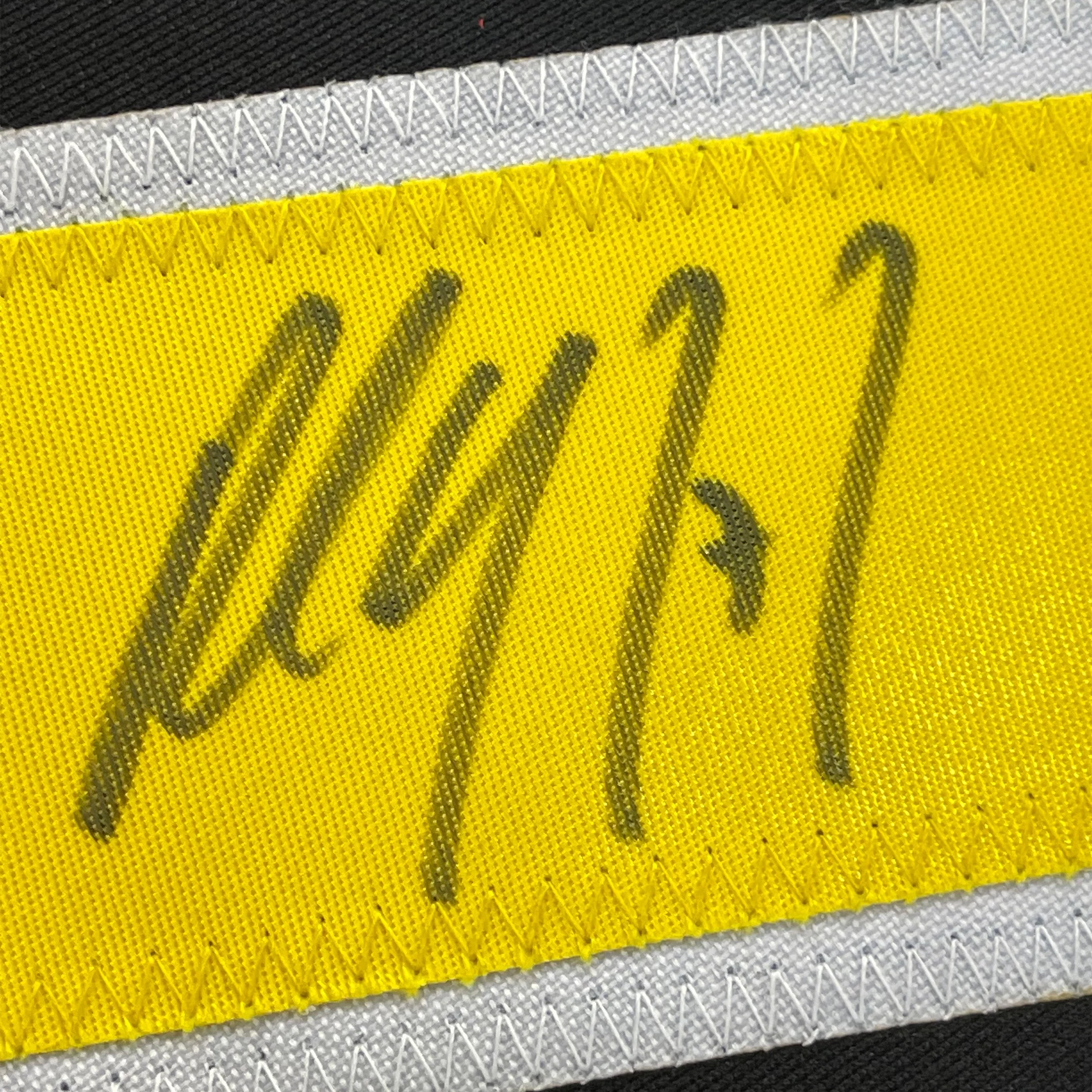 Framed Autographed/Signed Paul Coffey 35x39 Pittsburgh Black Hockey Jersey JSA COA - Image 2