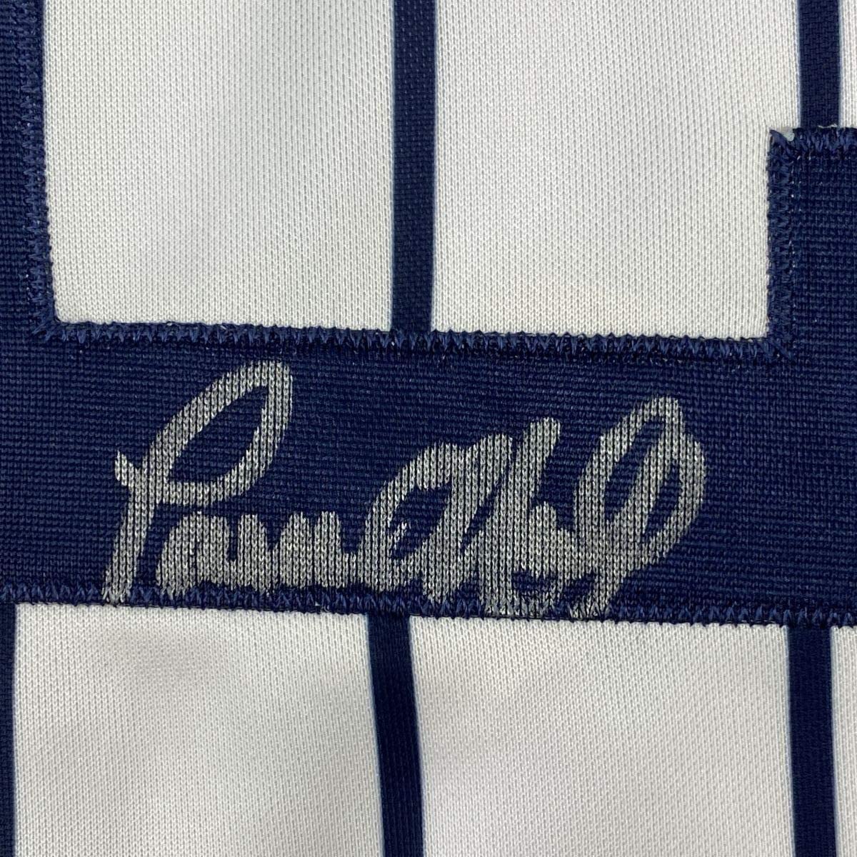 Framed Autographed/Signed Paul O'Neill 35x39 New York Pinstripe Baseball Jersey JSA COA - Image 2
