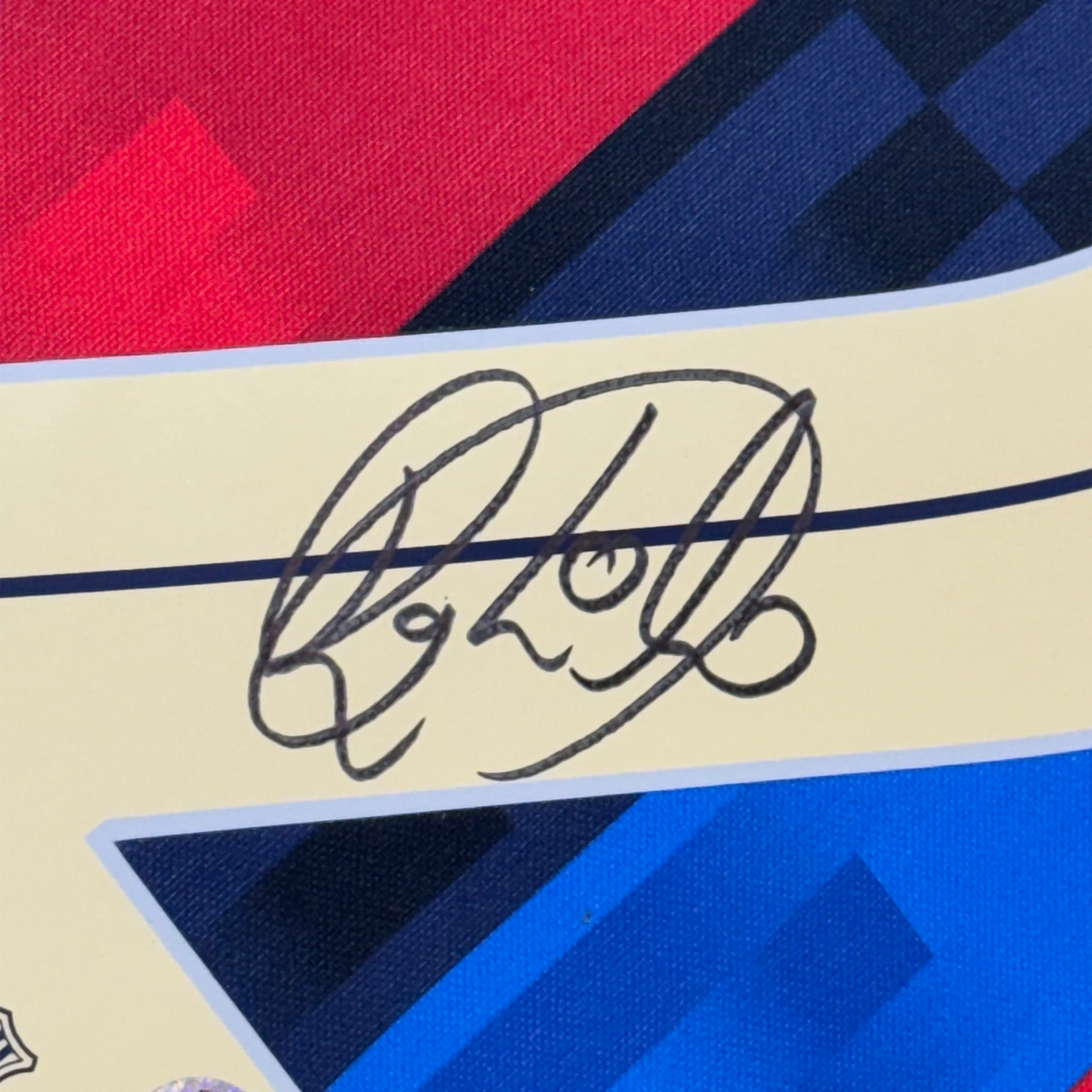 Framed Autographed/Signed Raphinha Raphael Belloli 35x39 FC Barcelona Blue Soccer Jersey Beckett BAS COA - Image 2