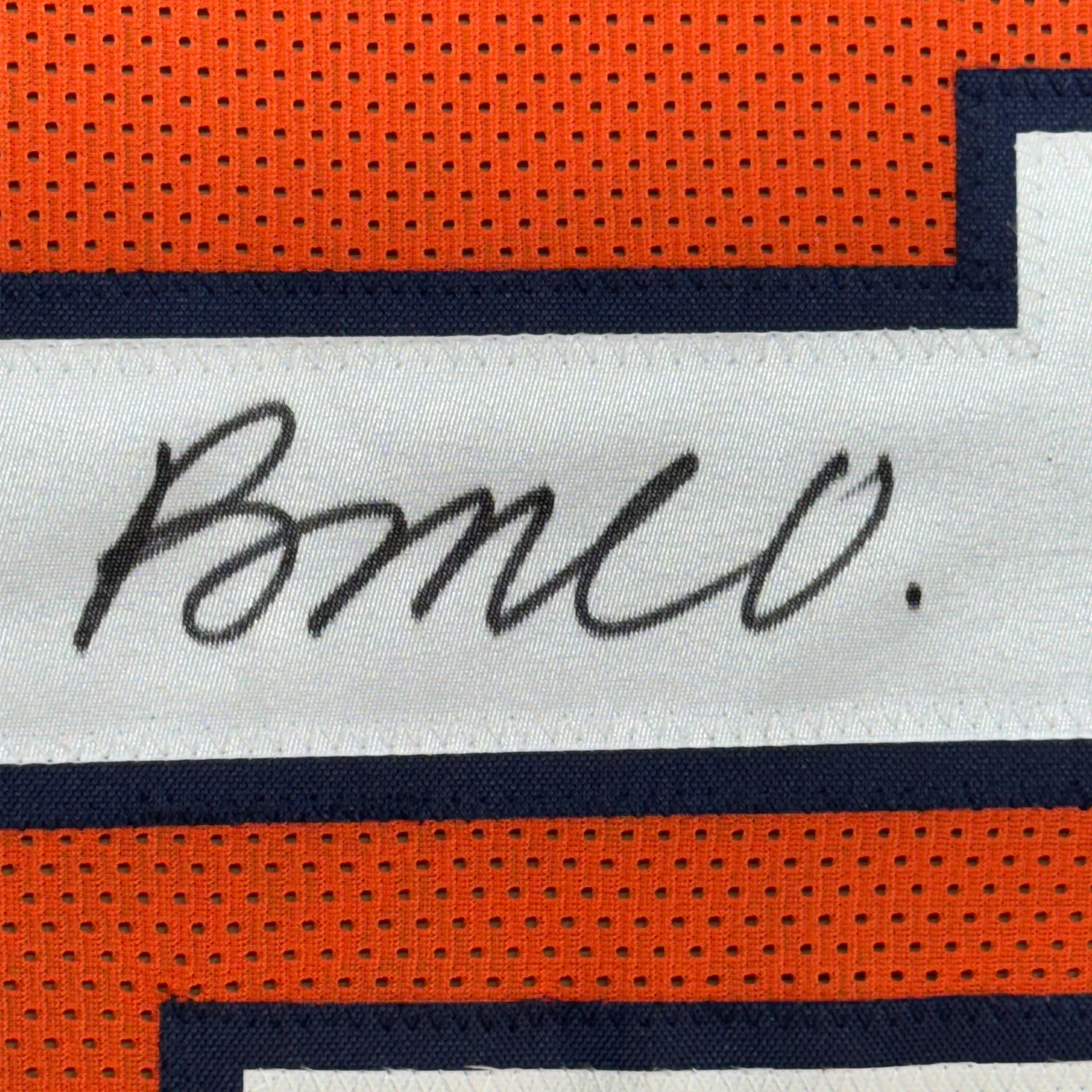 Framed Autographed/Signed Rome Odunze 35x39 Chicago Orange Football Jersey JSA COA - Image 2
