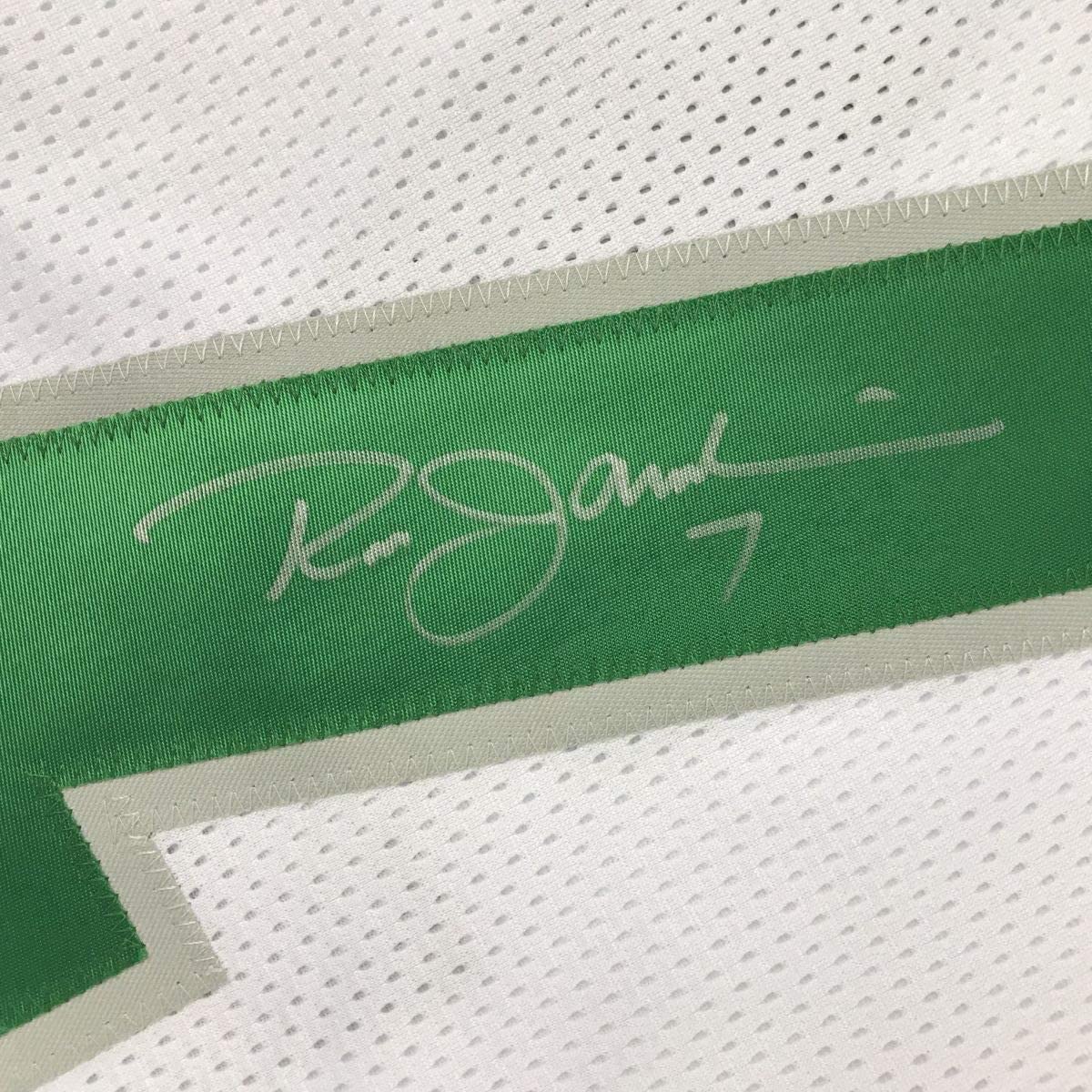 Framed Autographed/Signed Ron Jaworski 35x39 Philadelphia White Football Jersey JSA COA - Image 2