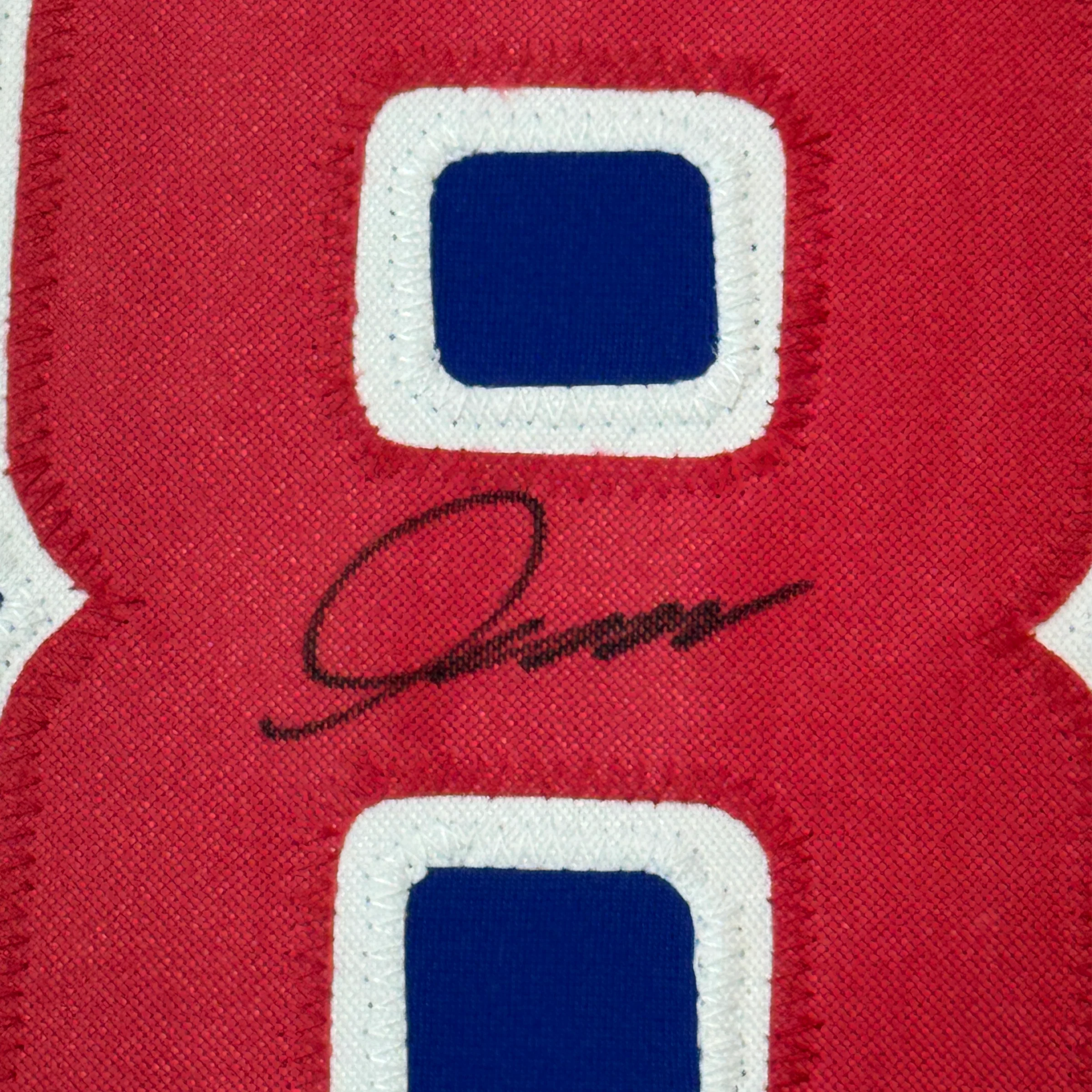 Framed Autographed/Signed Shota Imanaga 35x39 Chicago Blue Baseball Jersey Beckett BAS COA - Image 2