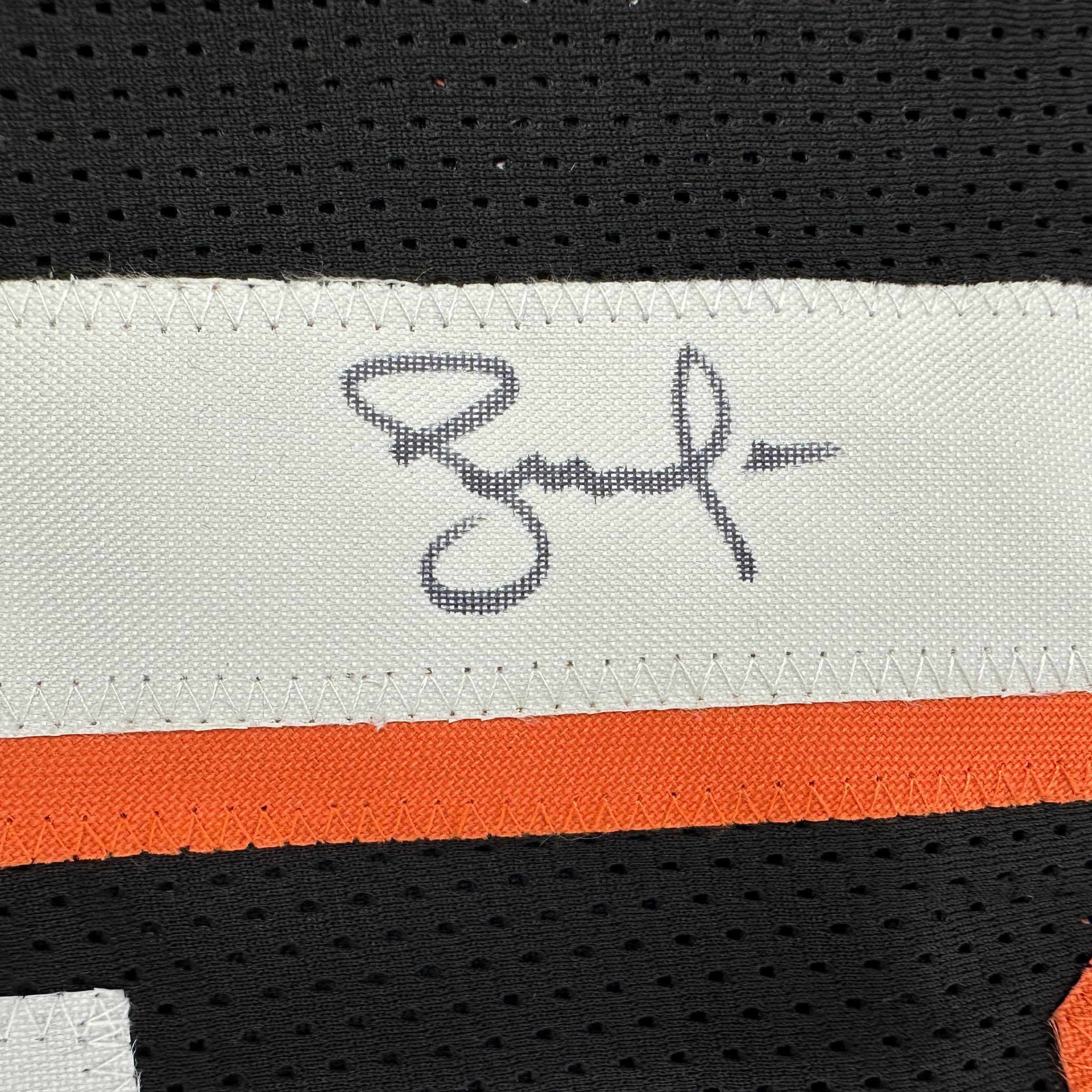 Framed Autographed/Signed Steve Nash 35x39 Phoenix Black Basketball Jersey Beckett BAS COA - Image 2