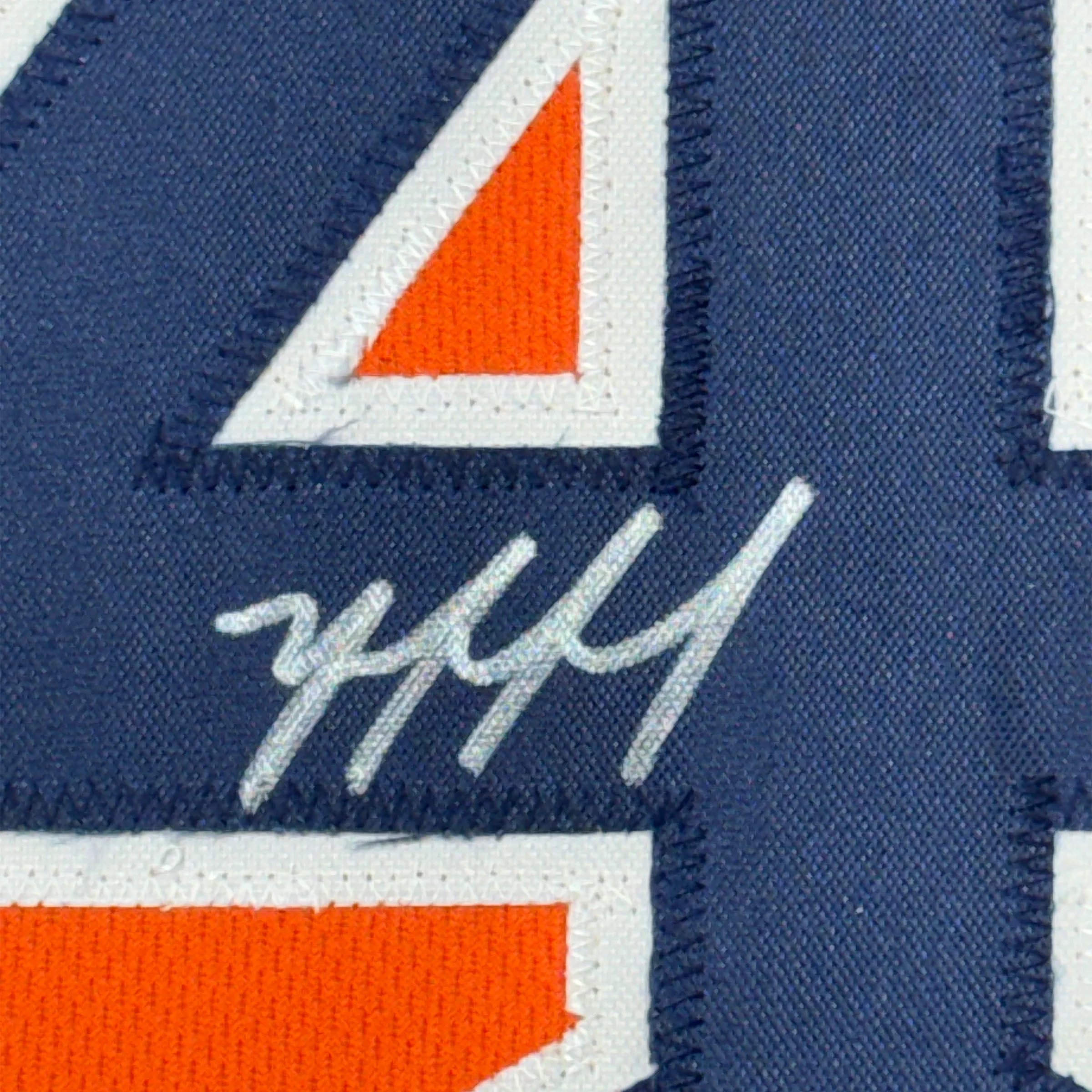 Framed Autographed/Signed Yordan Alvarez 35x39 Houston Orange Baseball Jersey JSA COA - Image 2