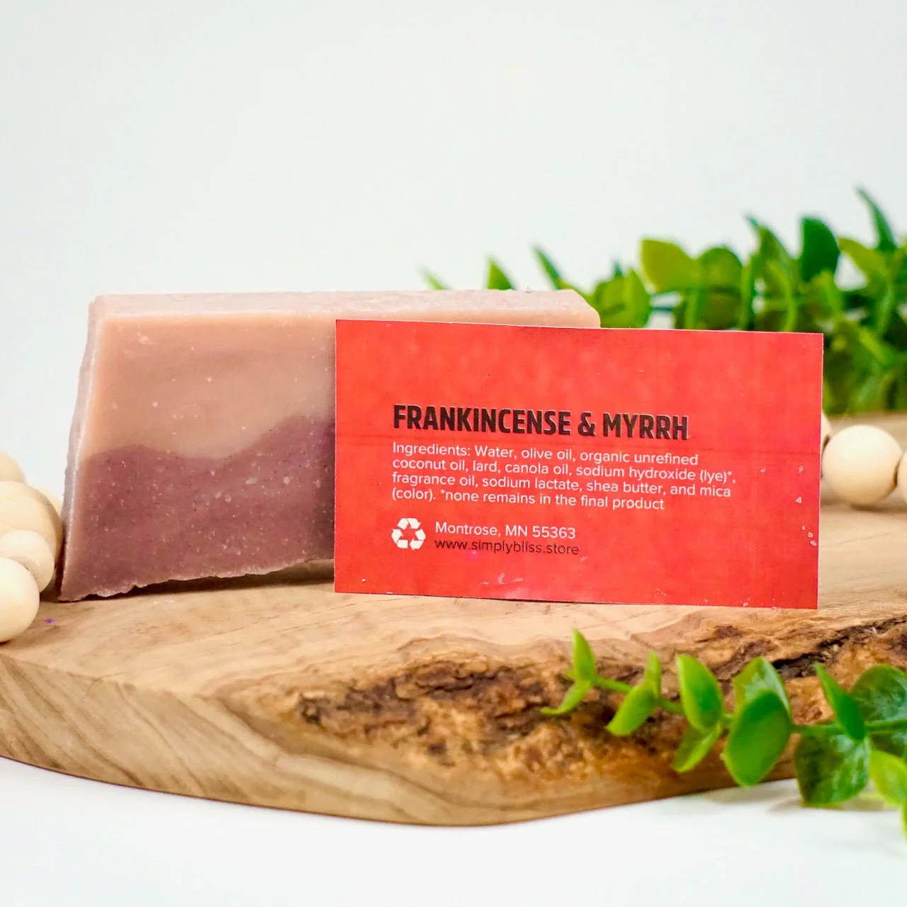 Frankincense and Myrrh Bar Soap - Image 3