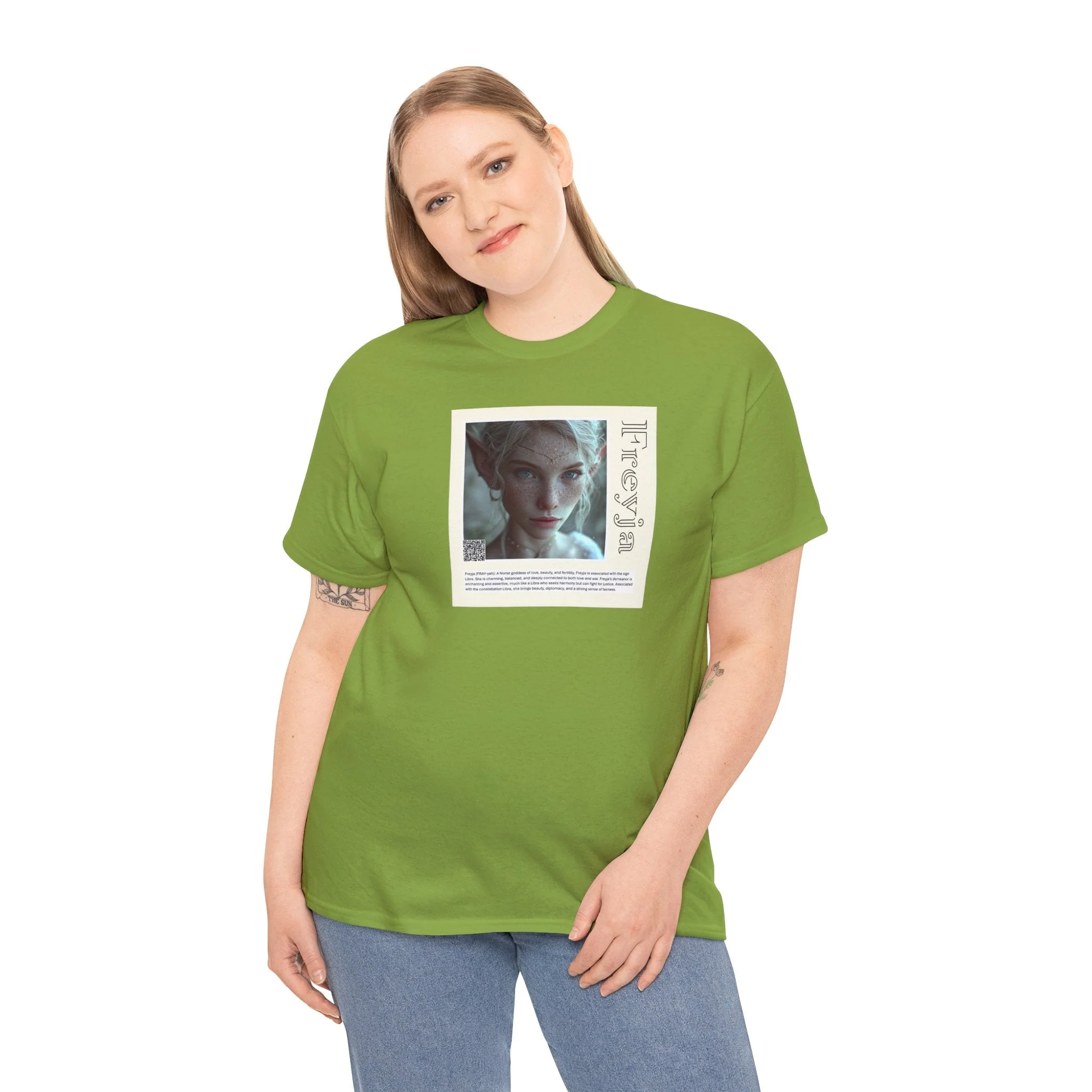 Freyja Aziza & Fae Unisex Heavy Cotton Tee - Image 107
