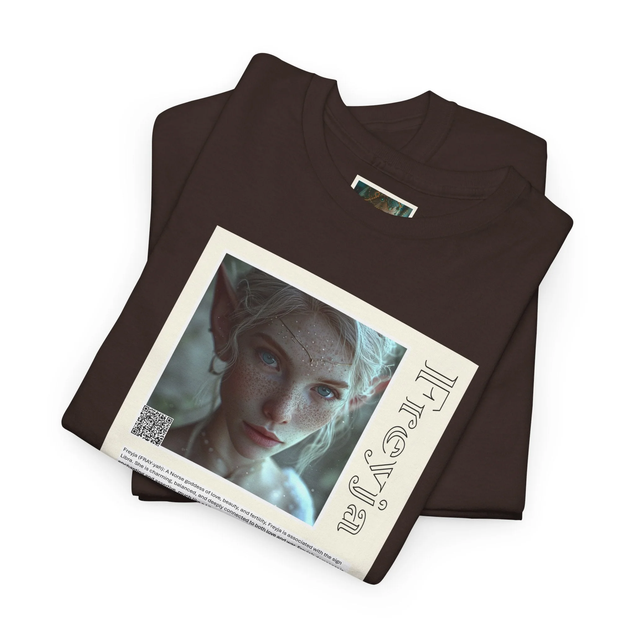 Freyja Aziza & Fae Unisex Heavy Cotton Tee - Image 4