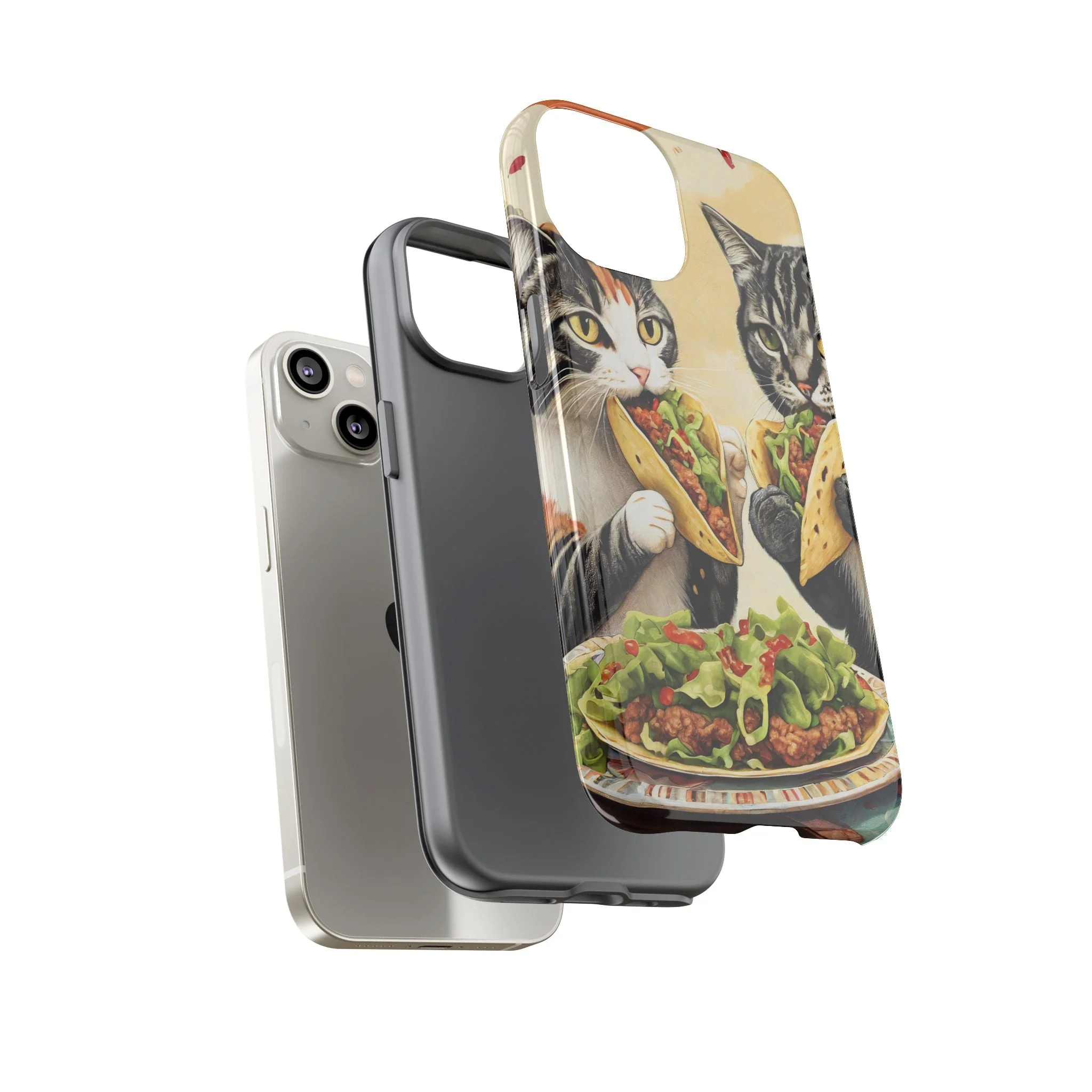 Funny Taco Cat Tough Phone Case - Image 12