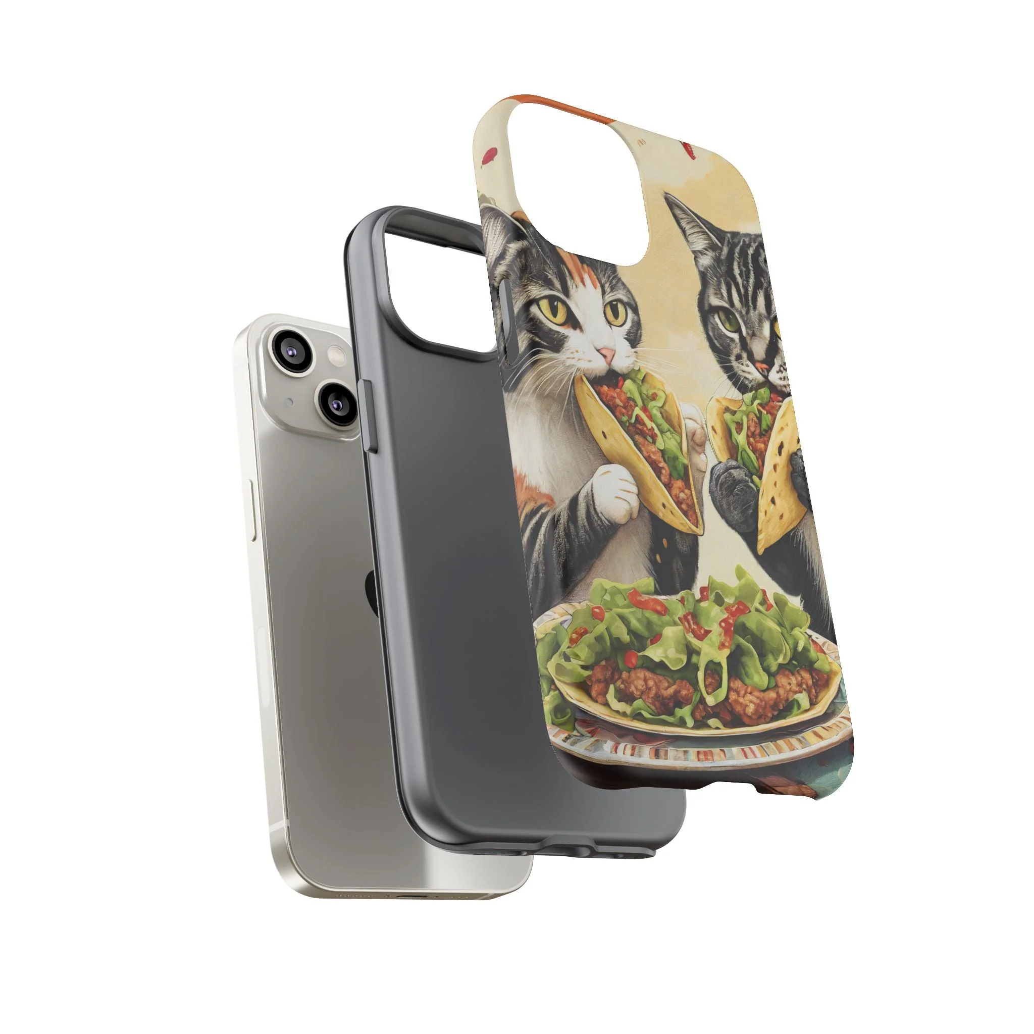 Funny Taco Cat Tough Phone Case - Image 15