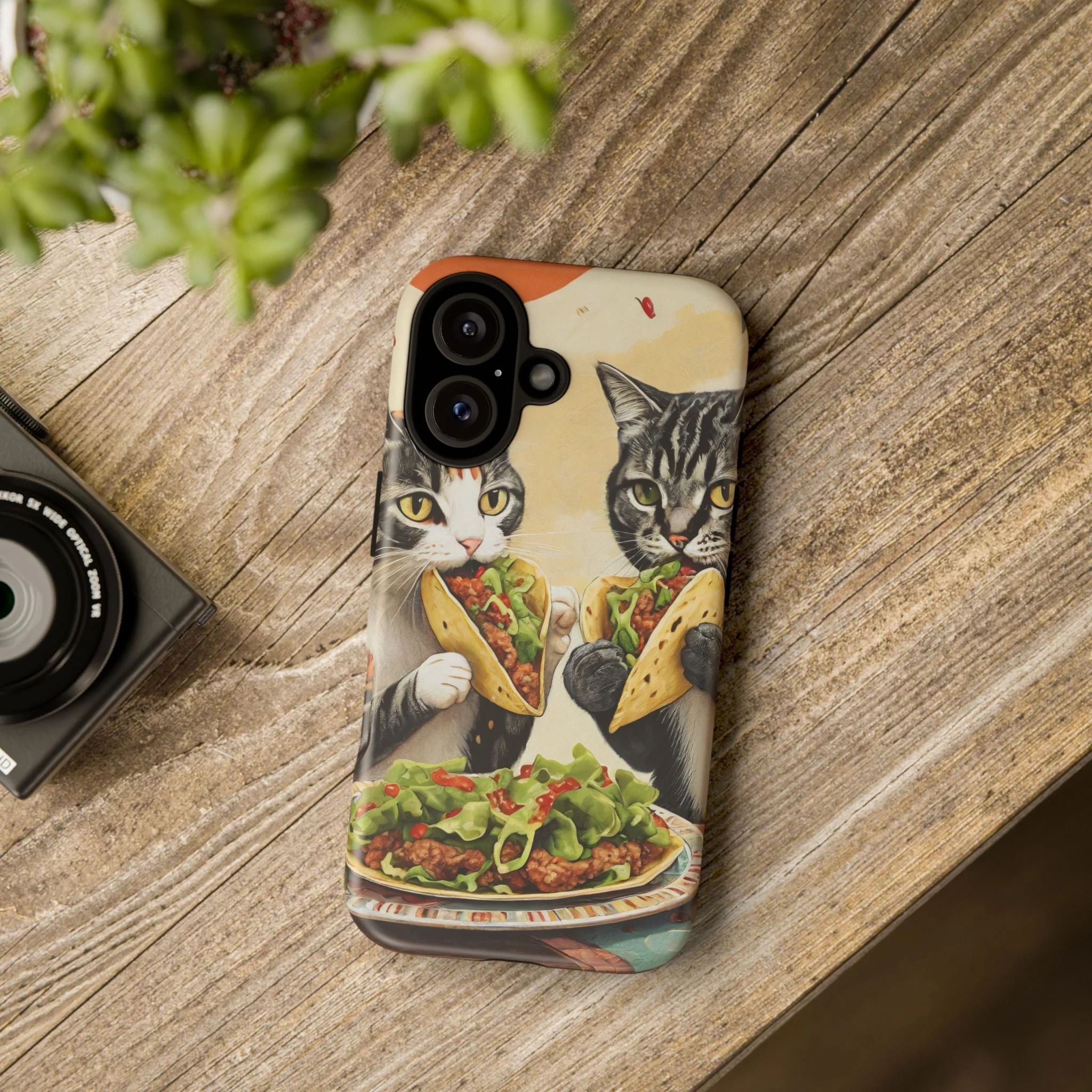 Funny Taco Cat Tough Phone Case - Image 26