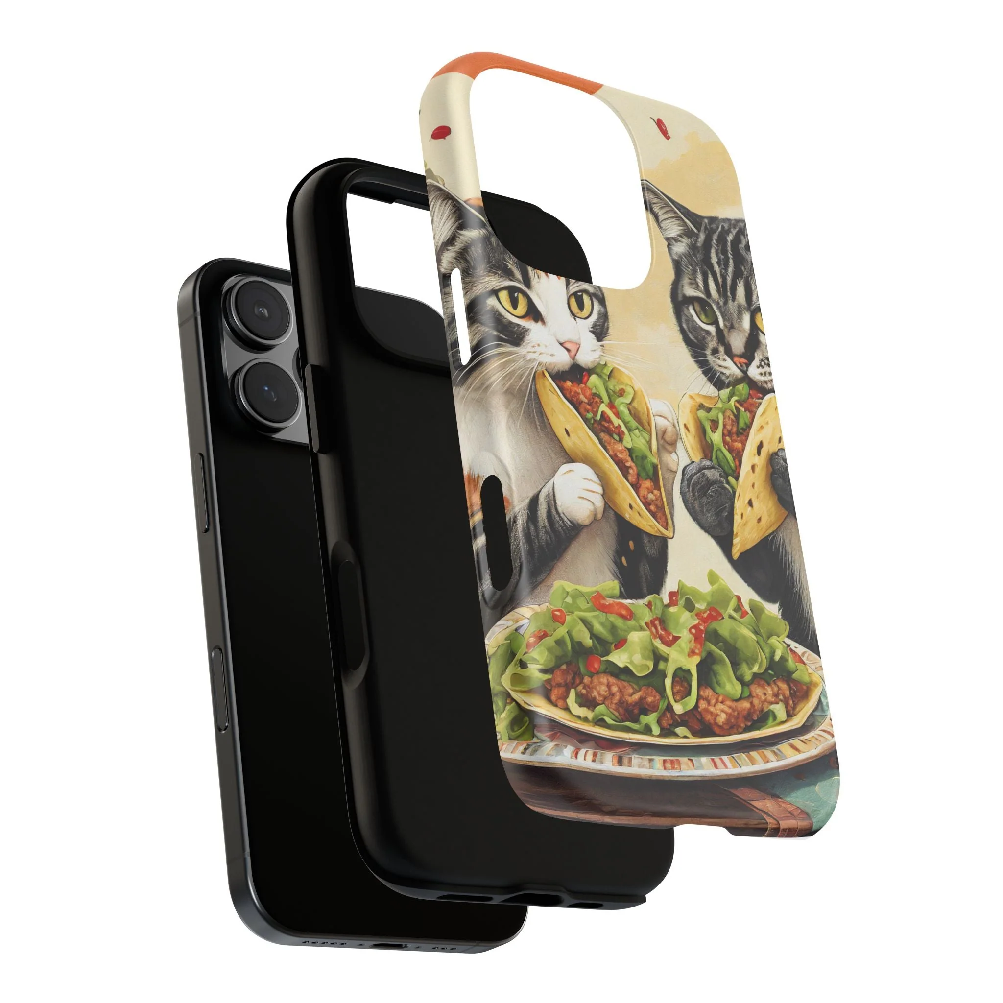 Funny Taco Cat Tough Phone Case - Image 31