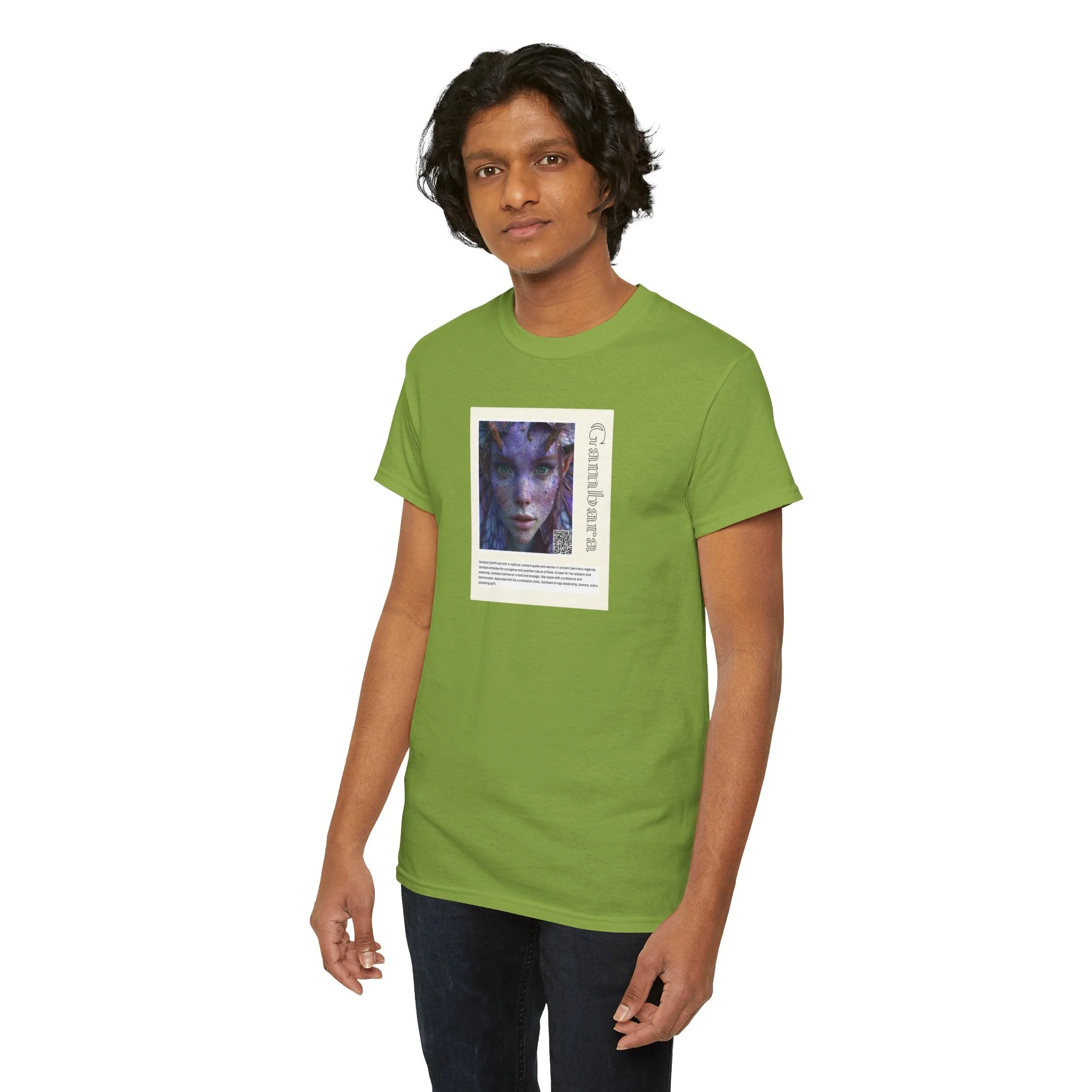 Gambara Aziza & Fae Unisex Heavy Cotton Tee - Image 13