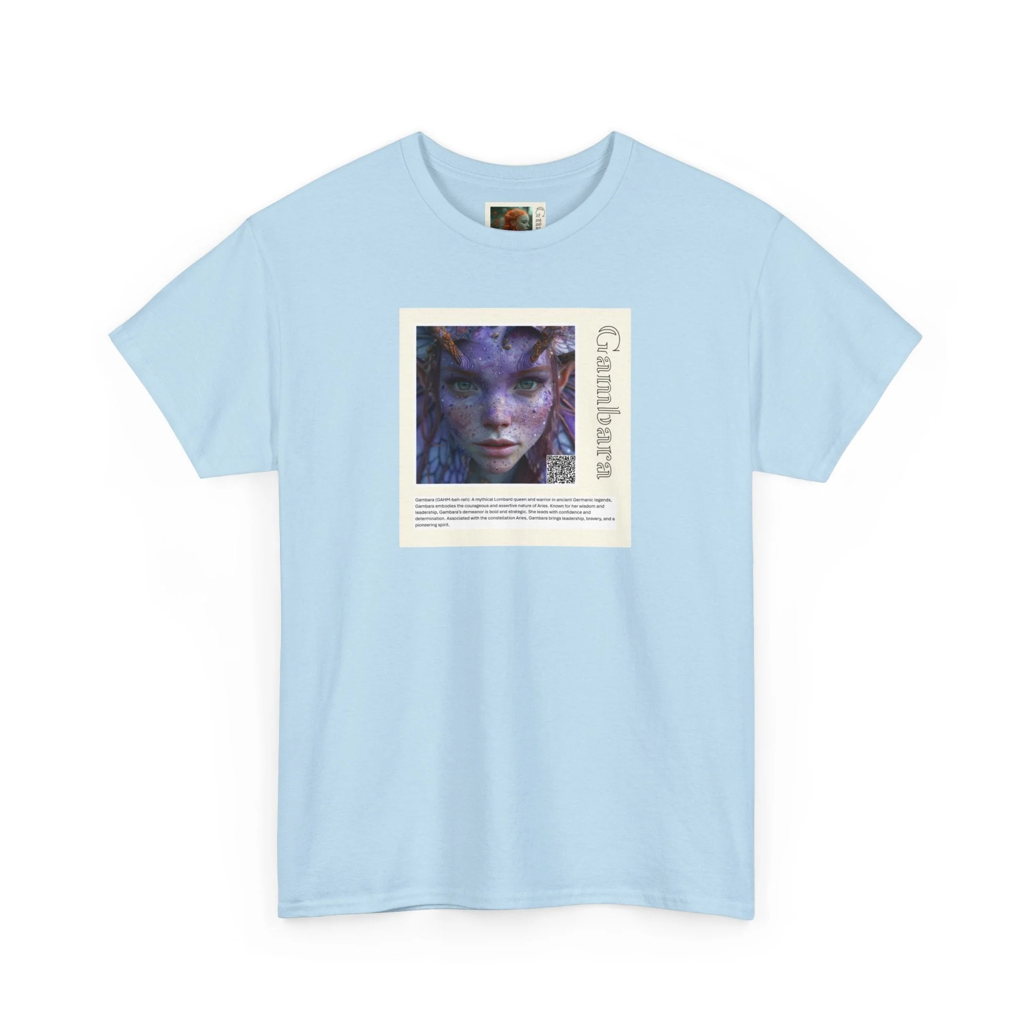 Gambara Aziza & Fae Unisex Heavy Cotton Tee - Image 25