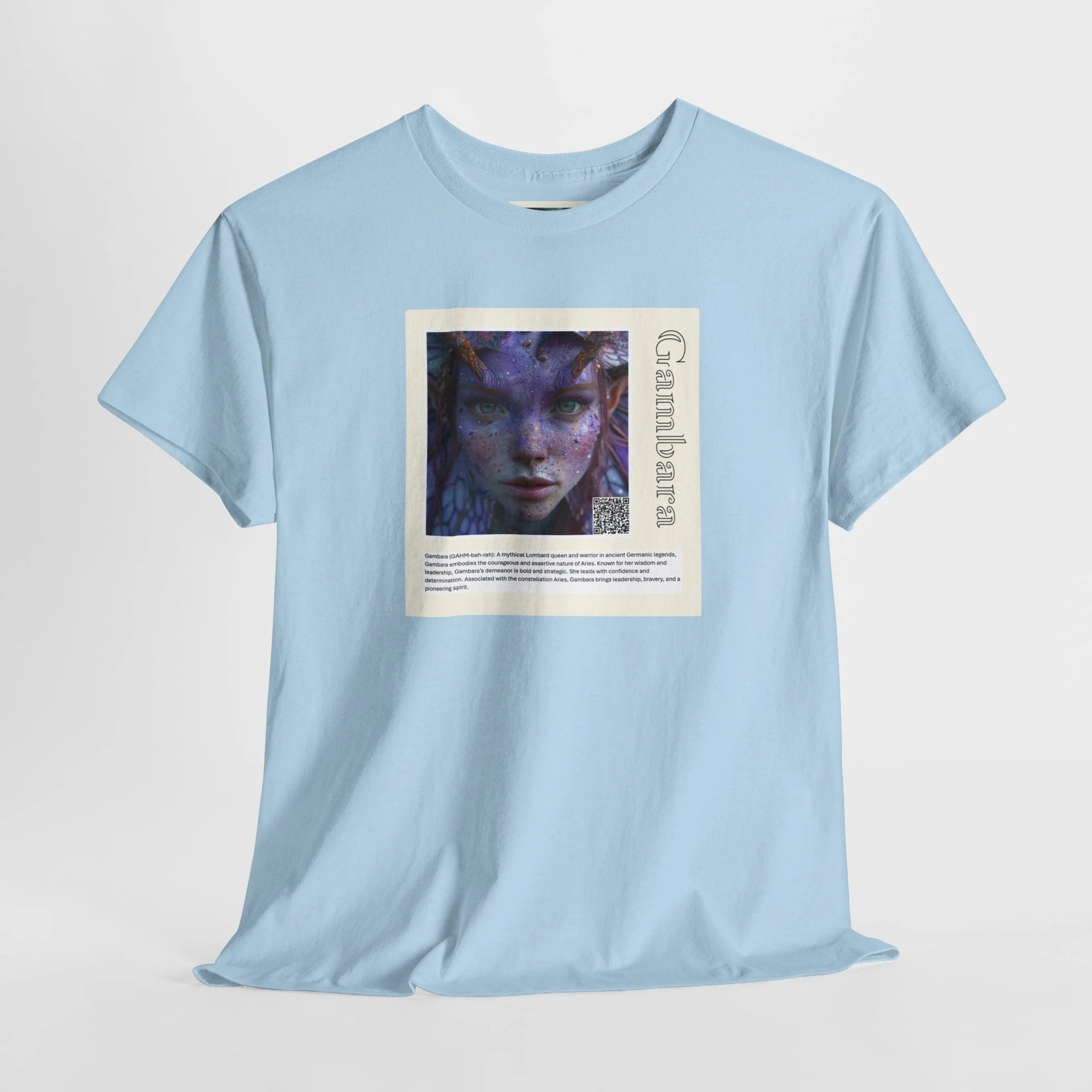 Gambara Aziza & Fae Unisex Heavy Cotton Tee - Image 27