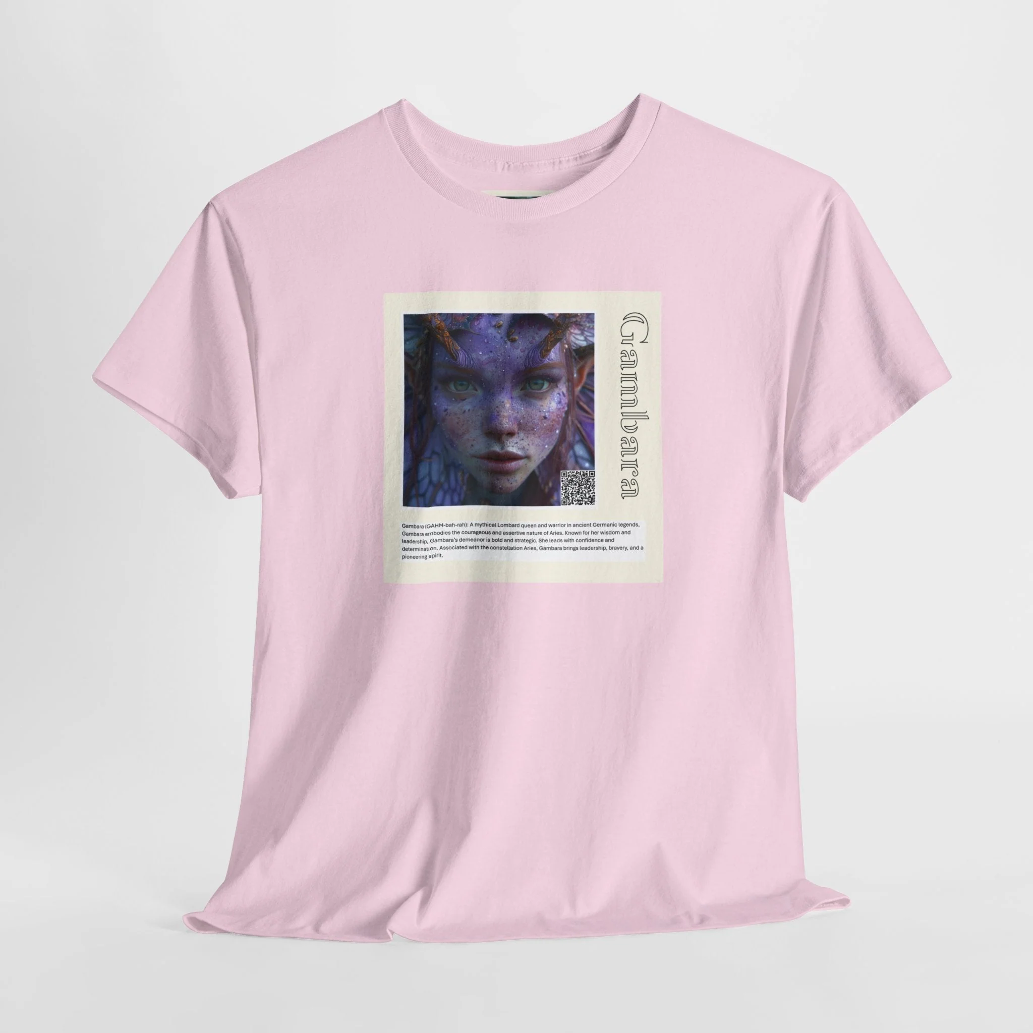 Gambara Aziza & Fae Unisex Heavy Cotton Tee - Image 32