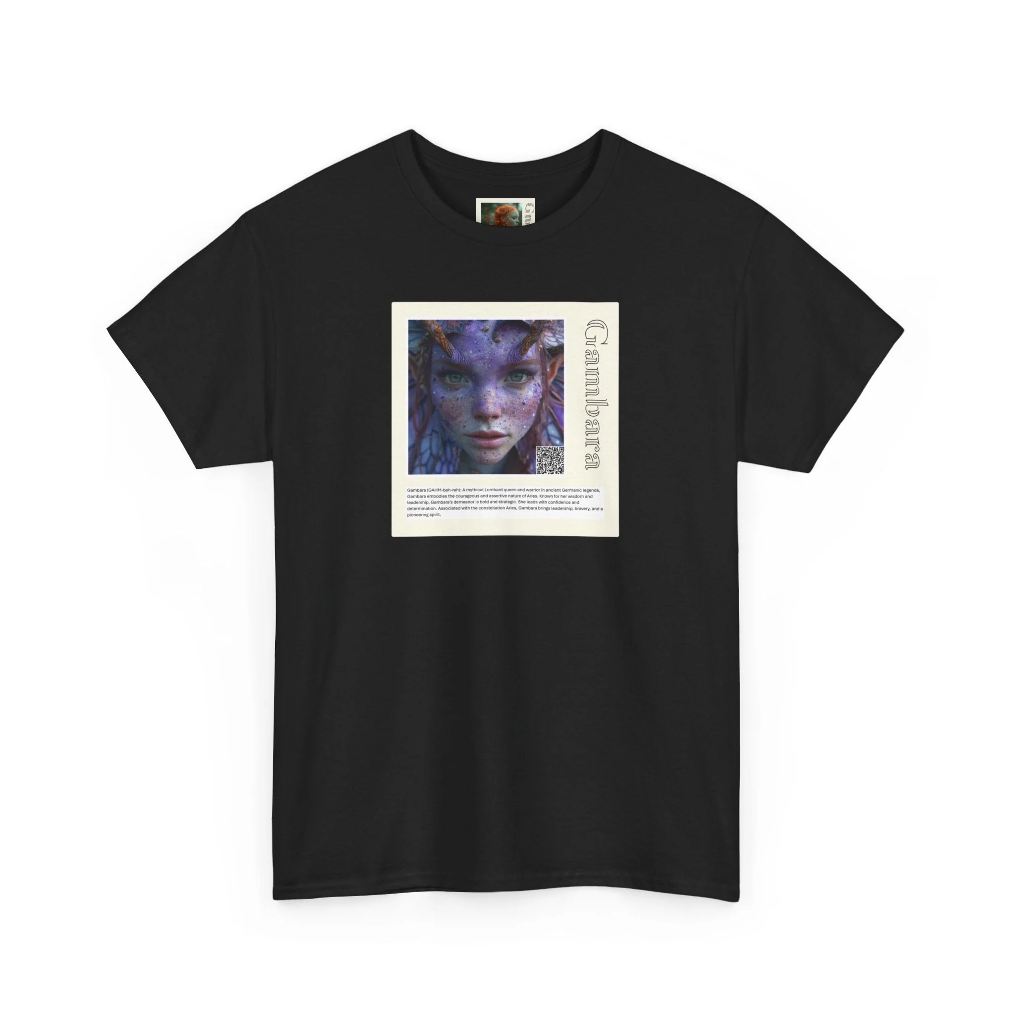 Gambara Aziza & Fae Unisex Heavy Cotton Tee - Image 59