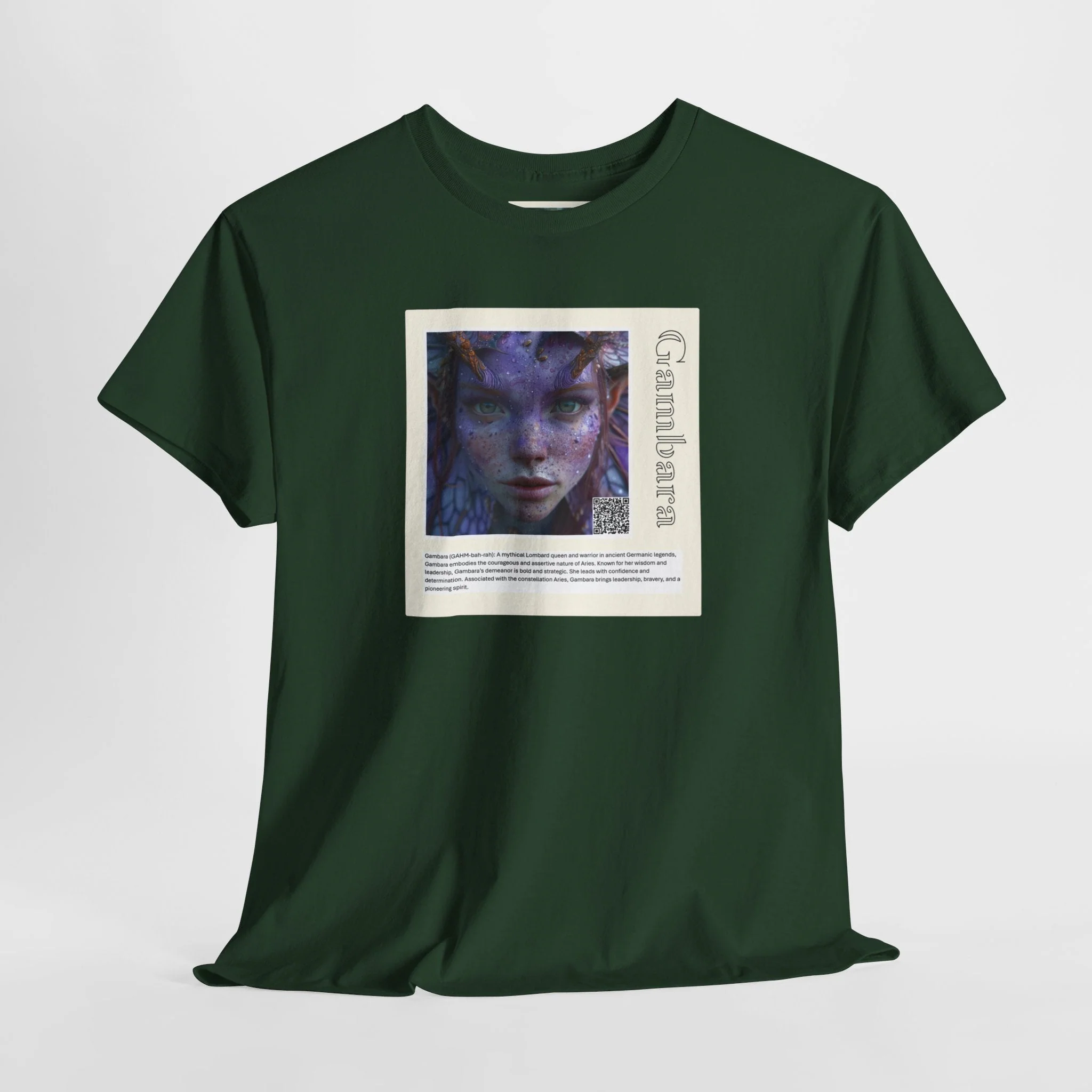 Gambara Aziza & Fae Unisex Heavy Cotton Tee - Image 66