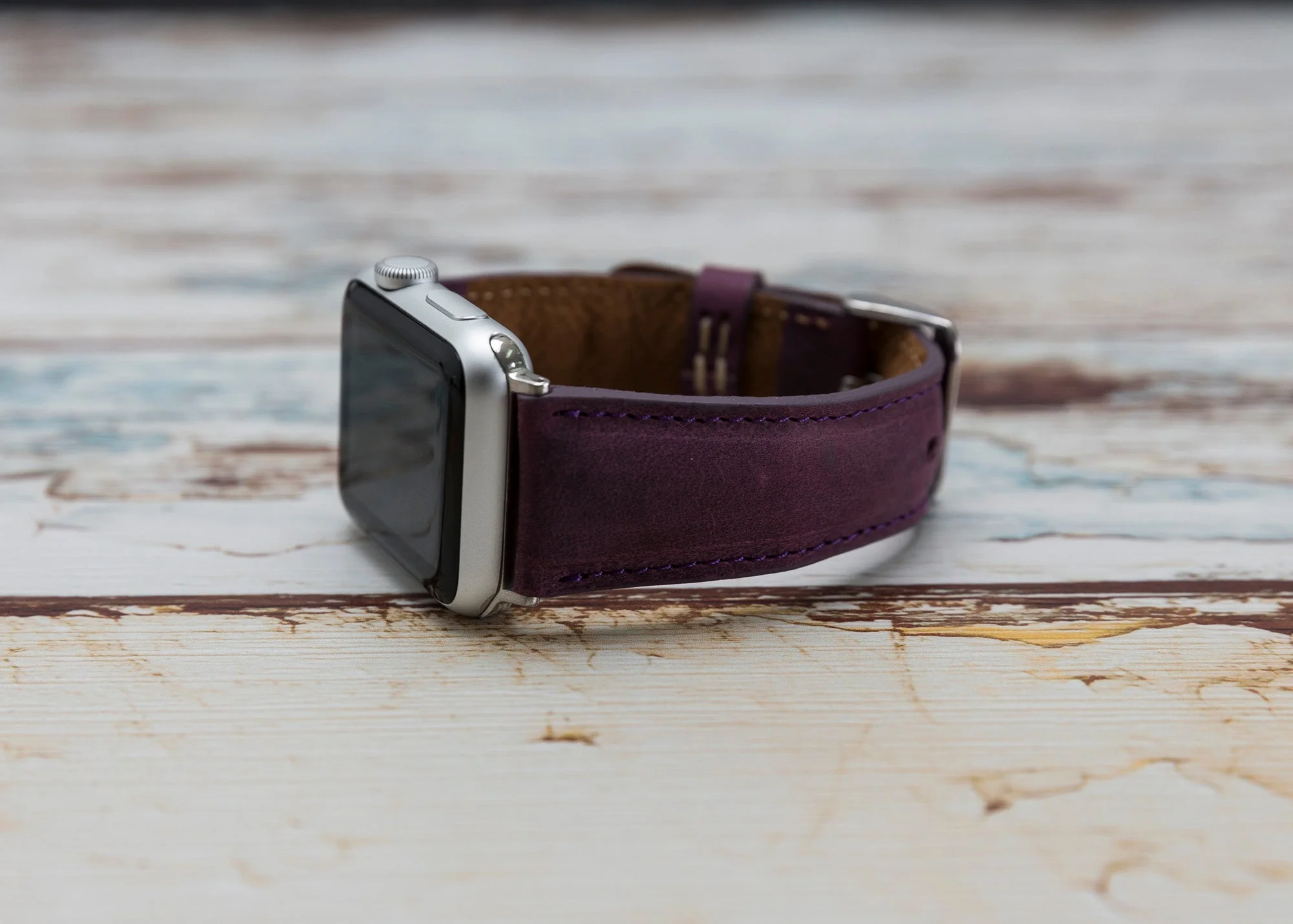 Genuine Leather Apple Watch Band Series 11/10/9/8/7/6/5/4/ SE / Ultra 1/2/3 - Image 2