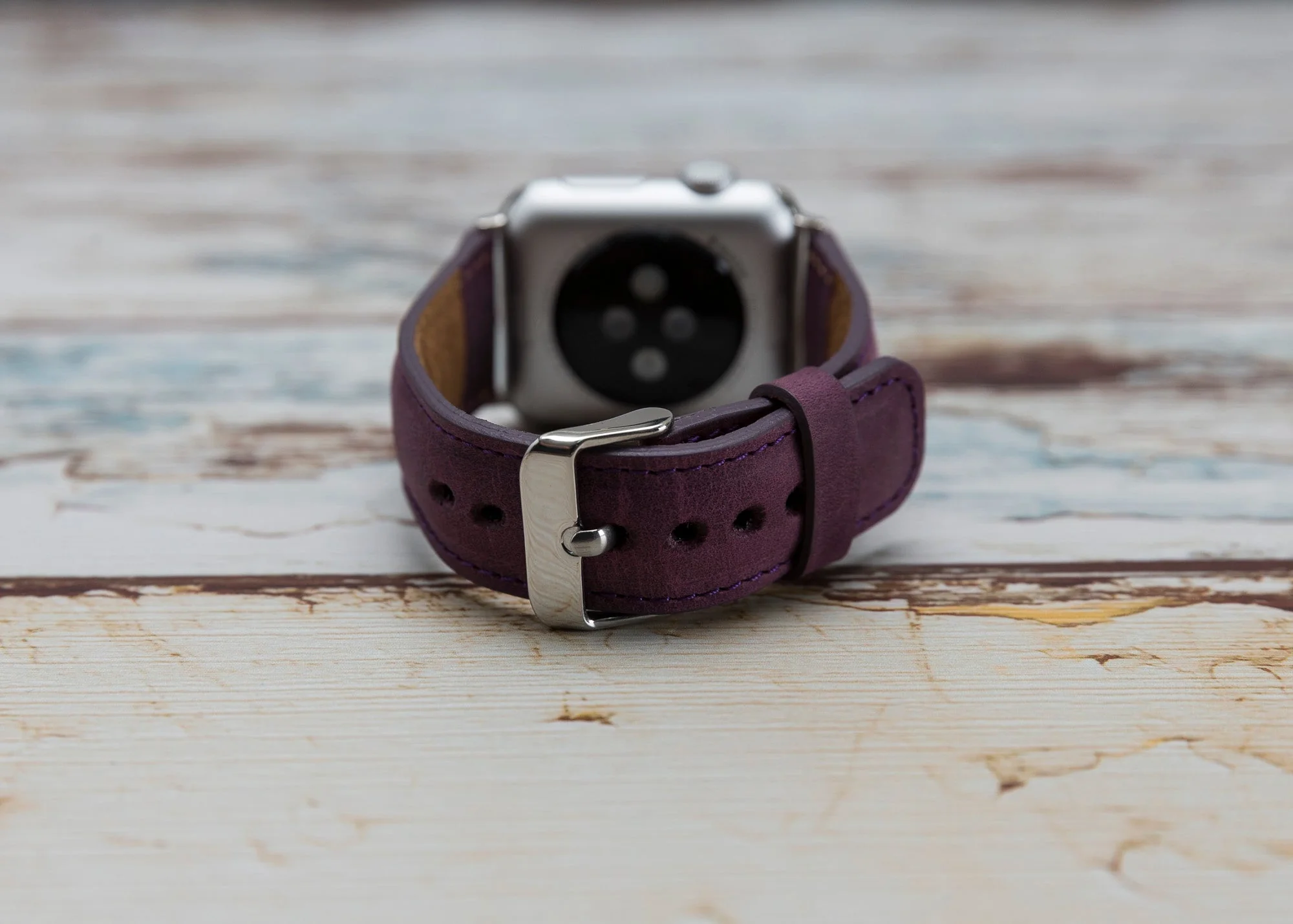 Genuine Leather Apple Watch Band Series 11/10/9/8/7/6/5/4/ SE / Ultra 1/2/3 - Image 3