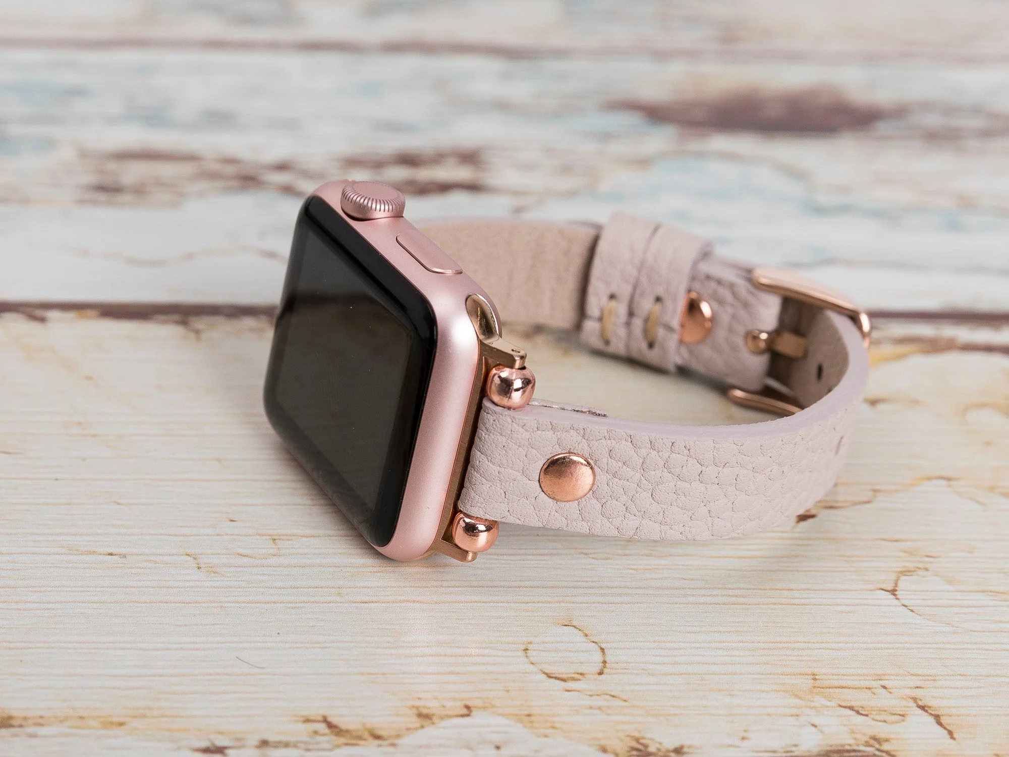 Genuine Leather Apple Watch Band Series 11/10/9/8/7/6/5/4/ SE / Ultra 1/2/3 - Image 3