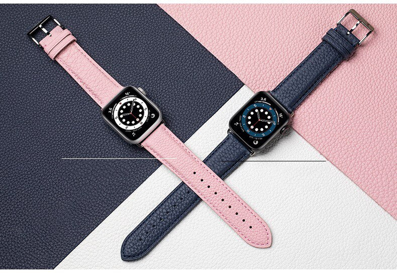 Genuine Leather Loop Apple Watch Band Series 11/10/9/8/7/6/5/4/ SE / Ultra 1/2/3 - Image 7