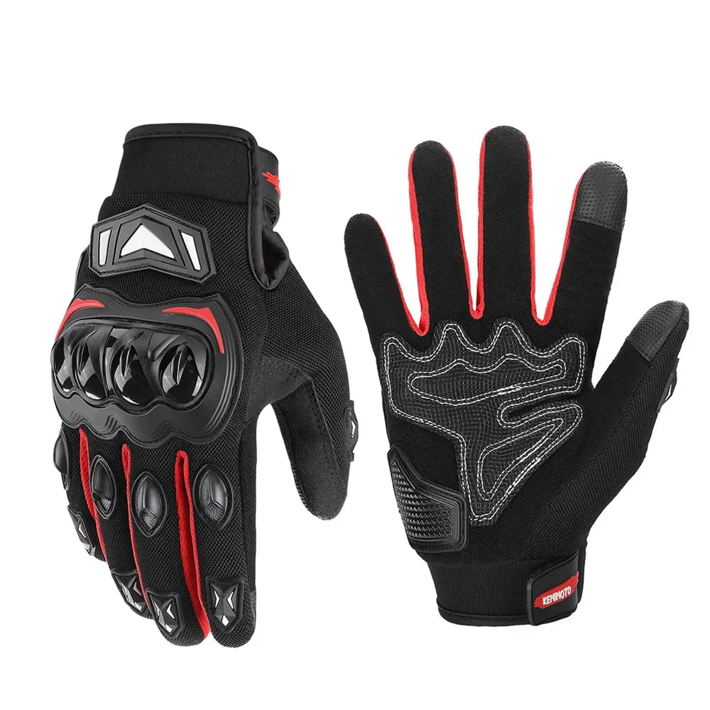 Gloves Summer Riding Hard Knuckle Touchscreen Gloves - Image 10